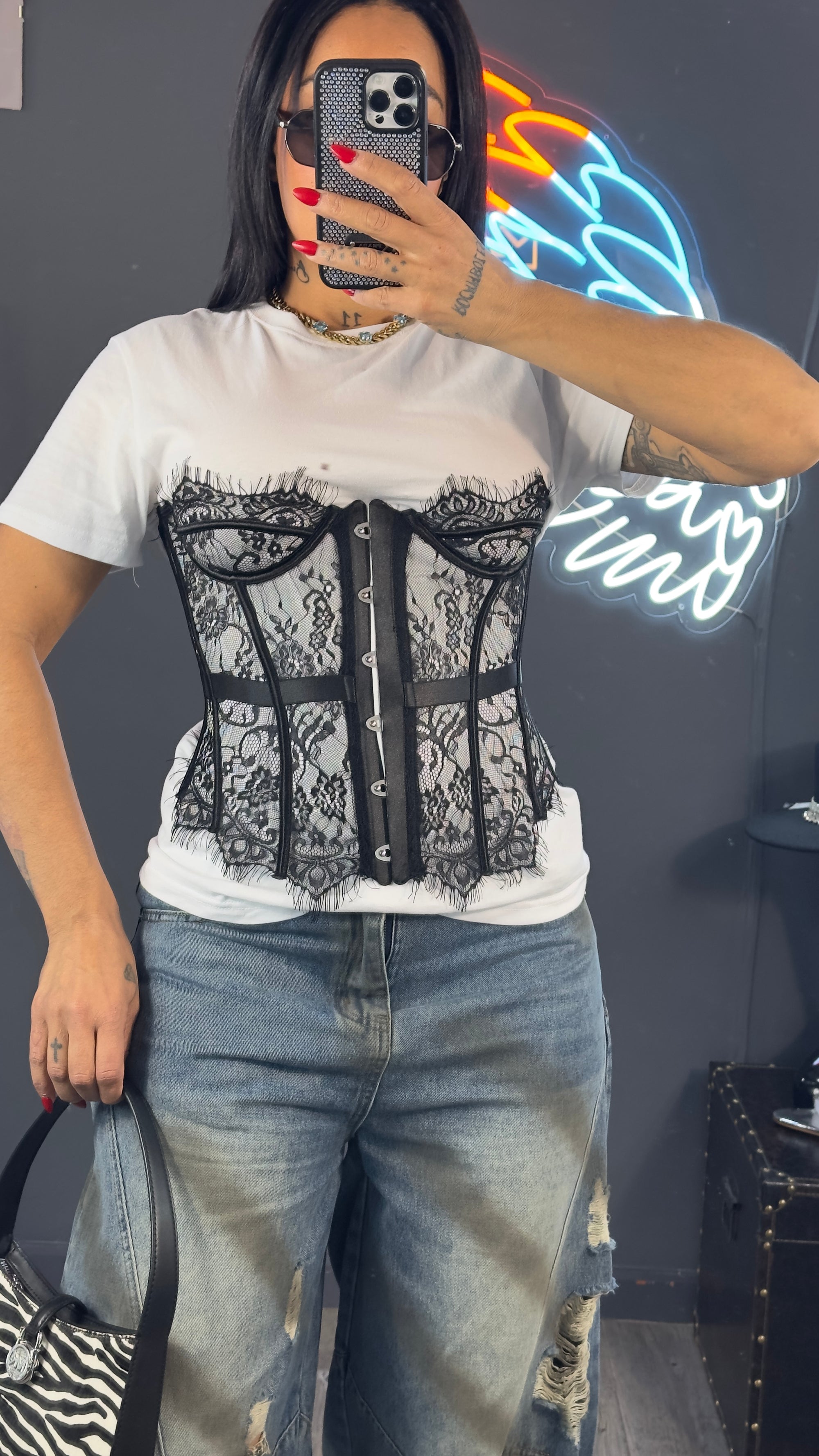 Corset encaje de locura