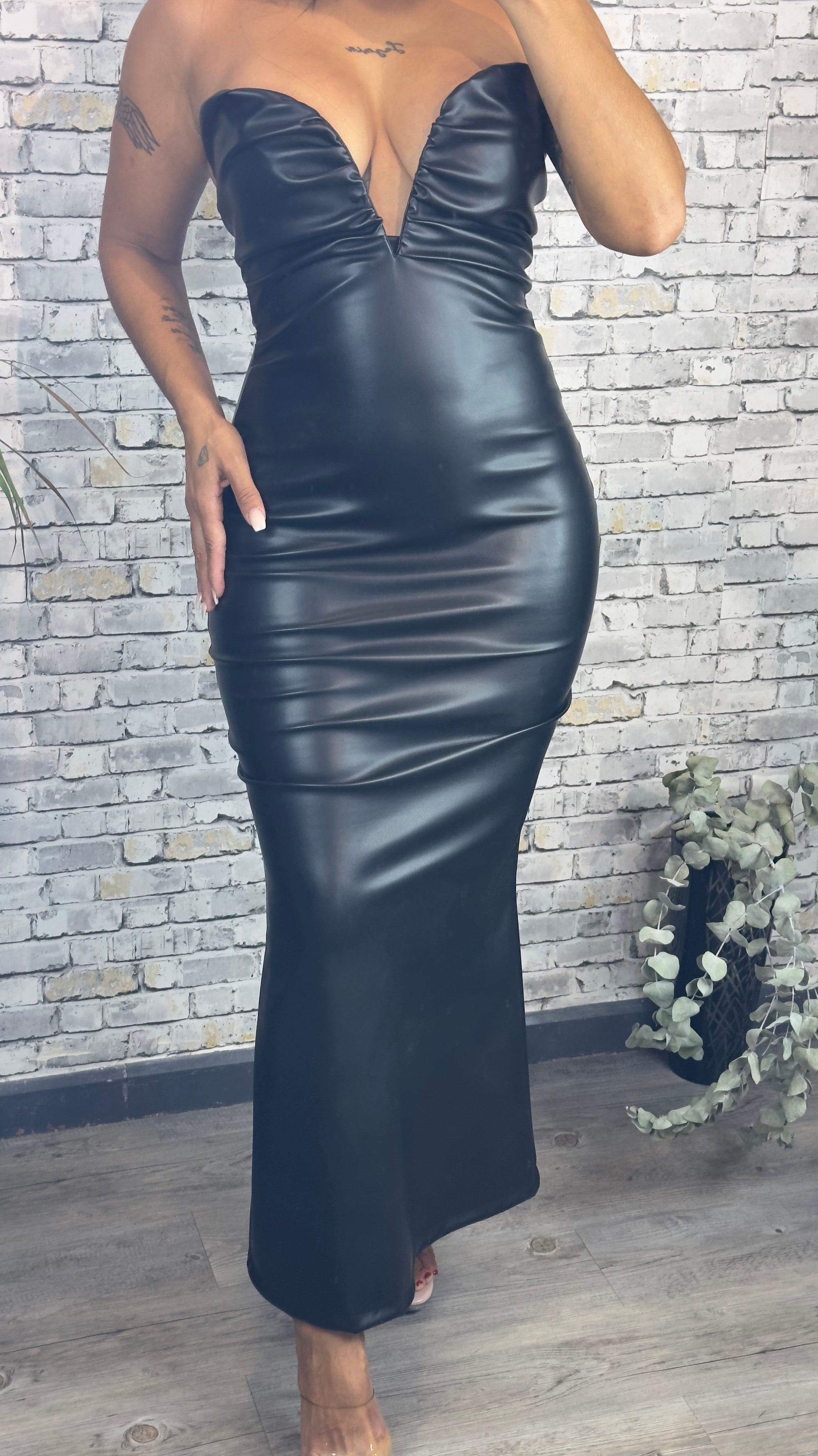 Vestido noche de lux
