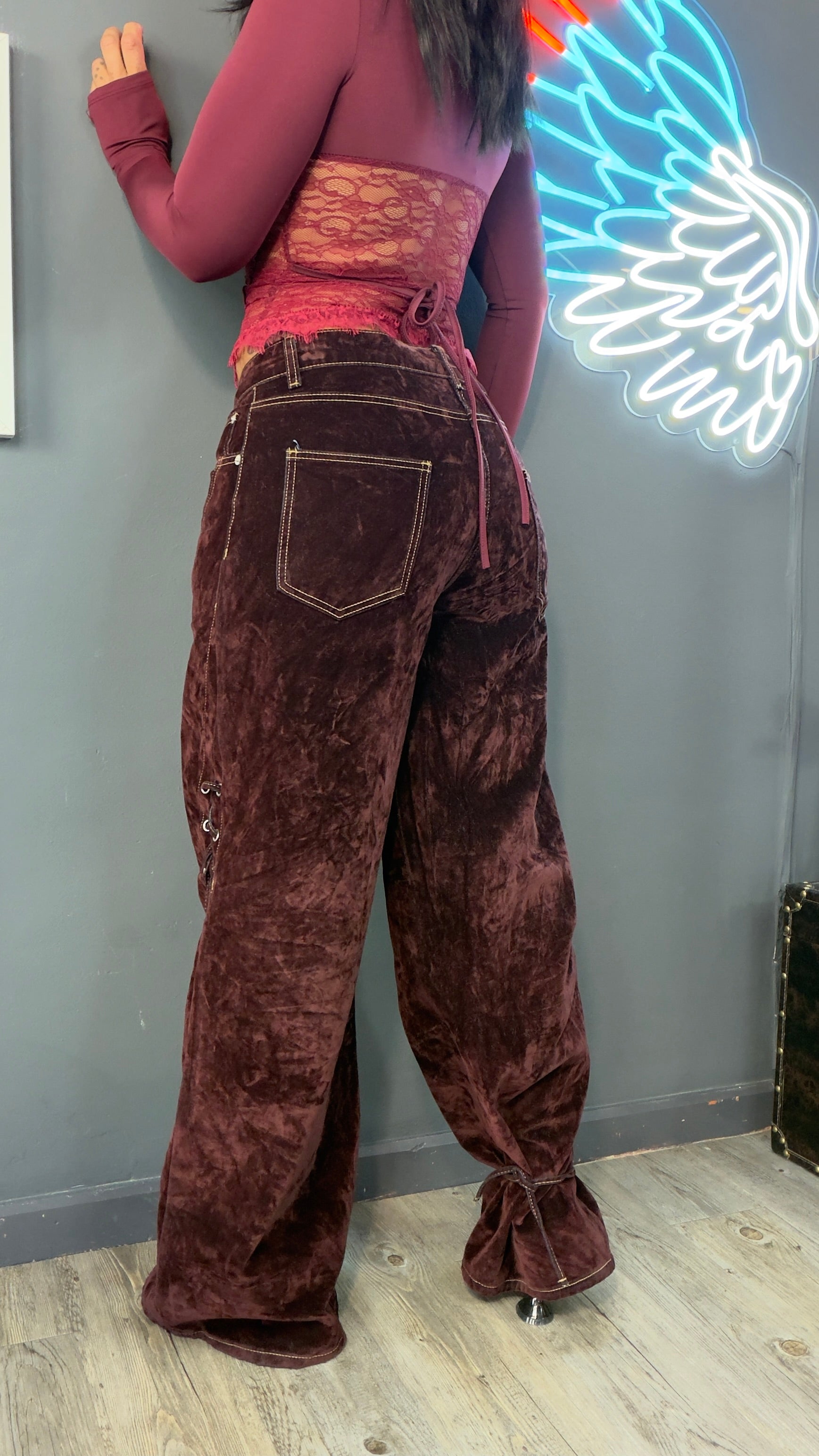 Jeans Premium con acabado exterior efecto ante vintage