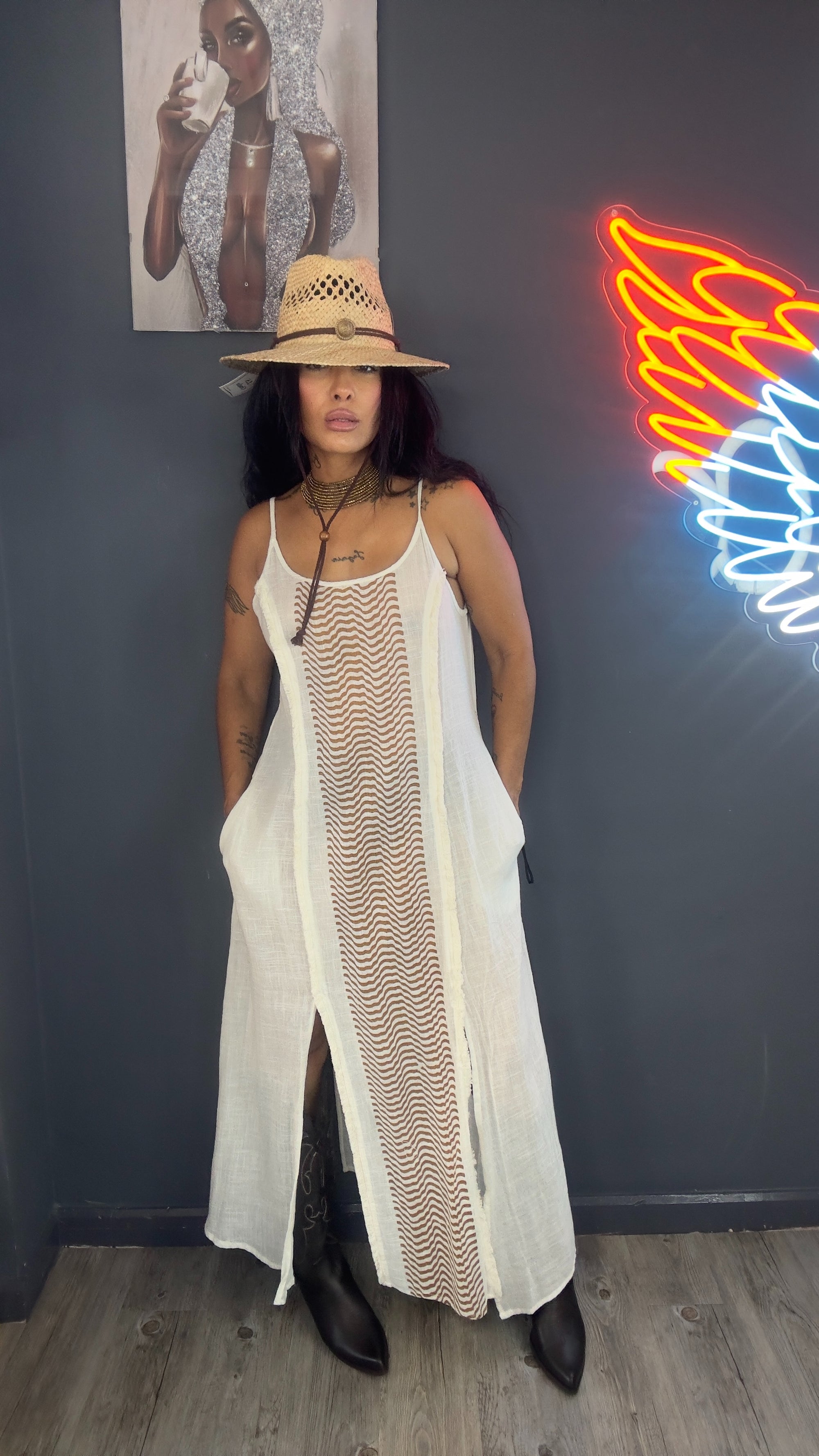 Vestido boho menor