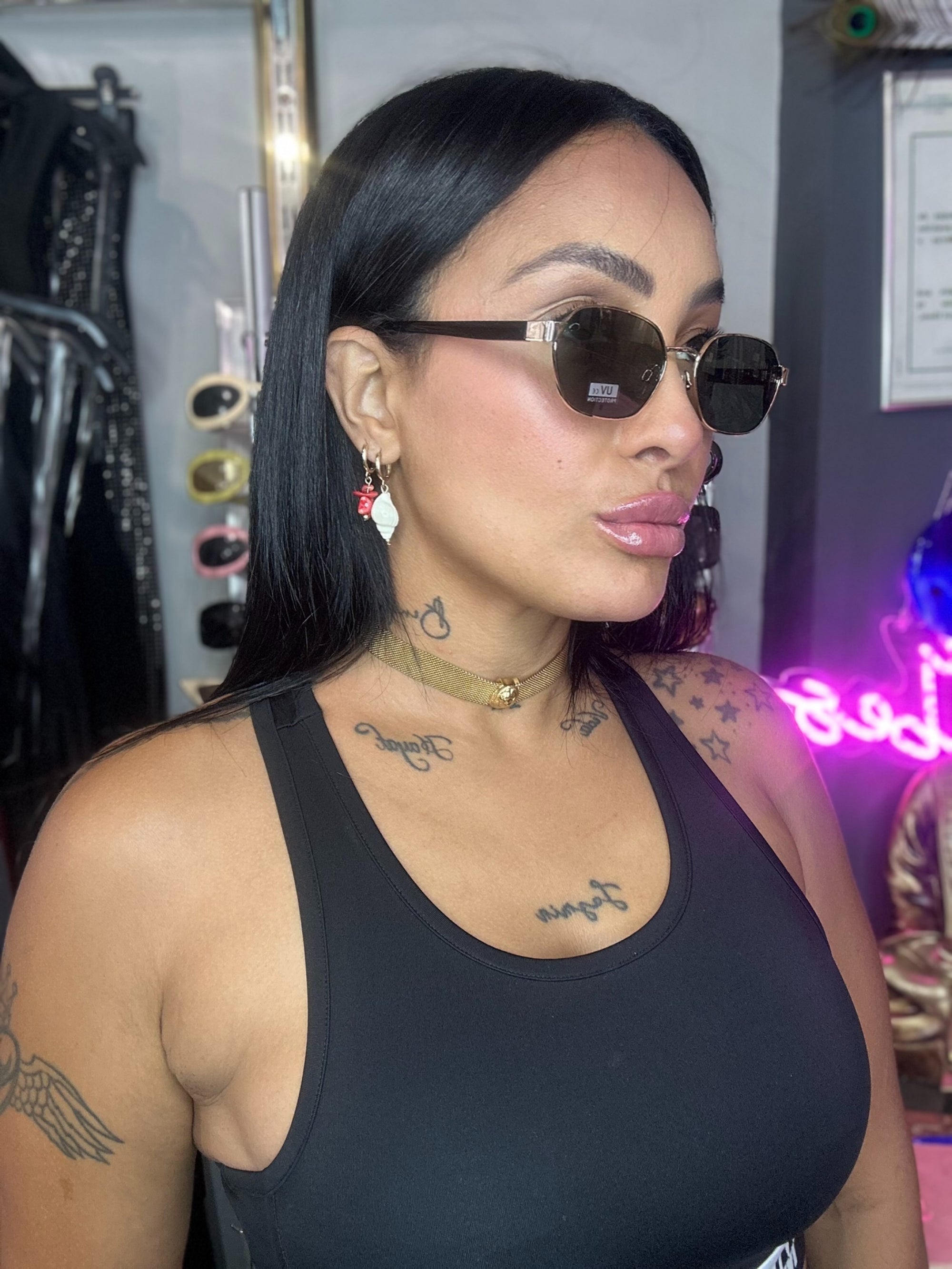 Gafas retro fina