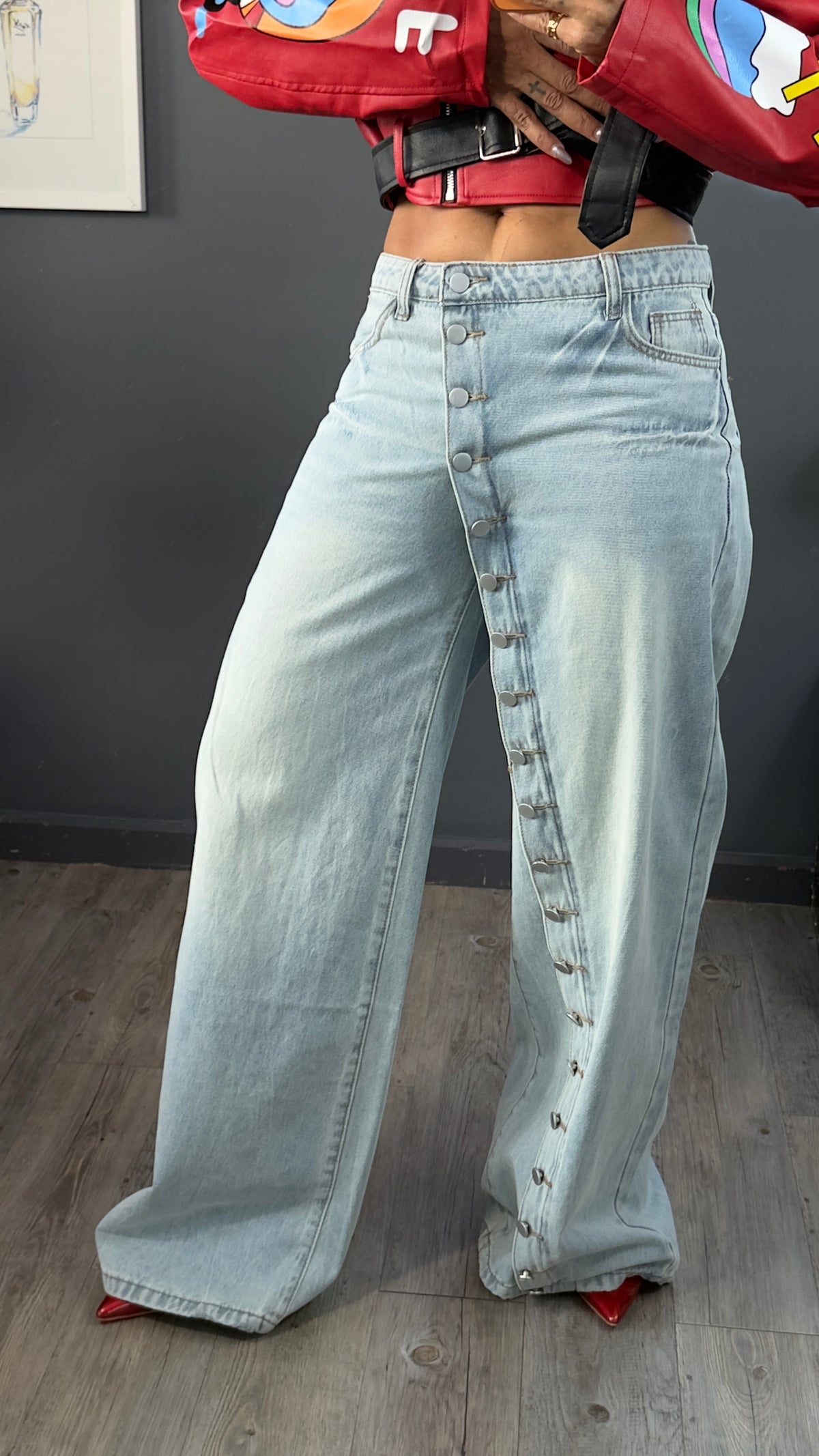 Jeans botones EXTREM