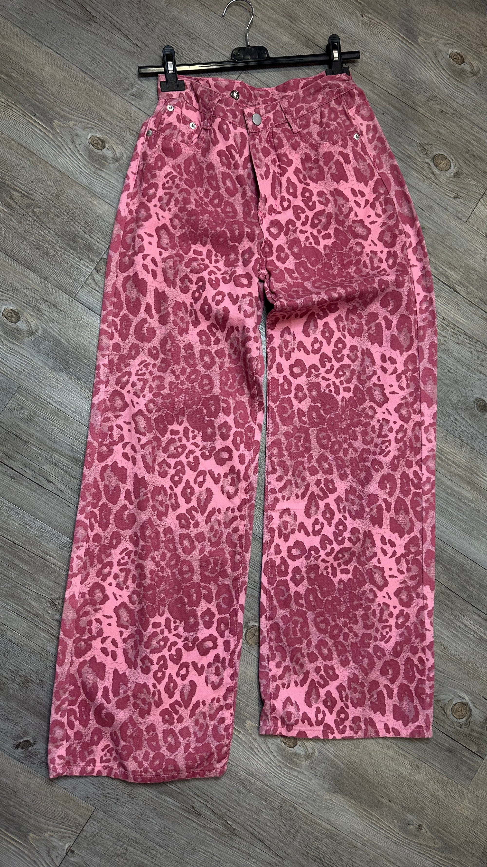 Vaquero verano leopardo rosa