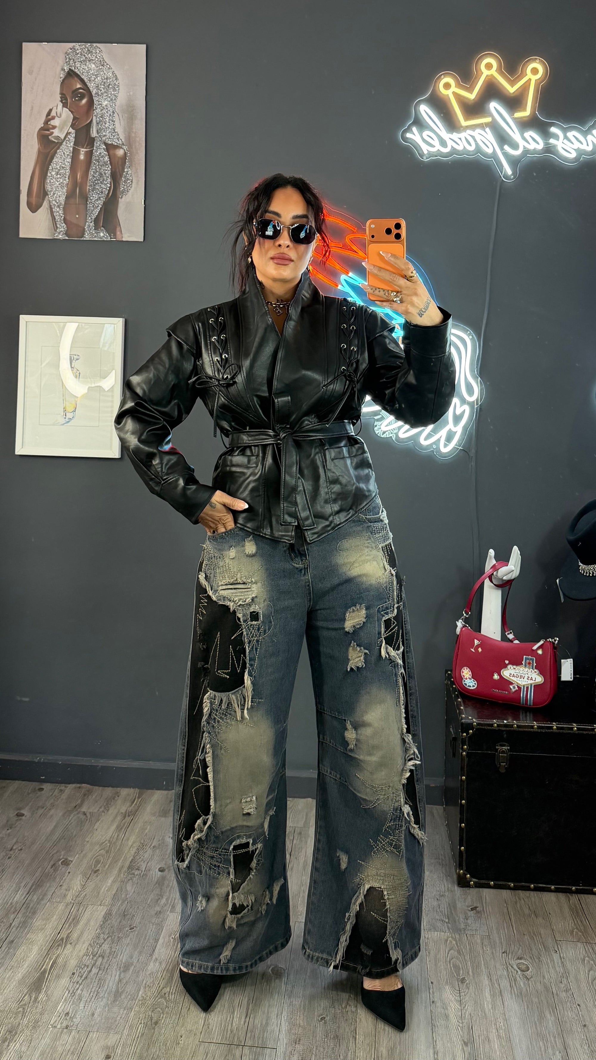 Chaqueta Blazer “Reina Blindada” premium alta calidad