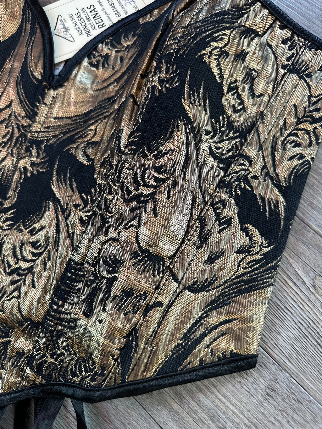 Corset Barroco Dorado