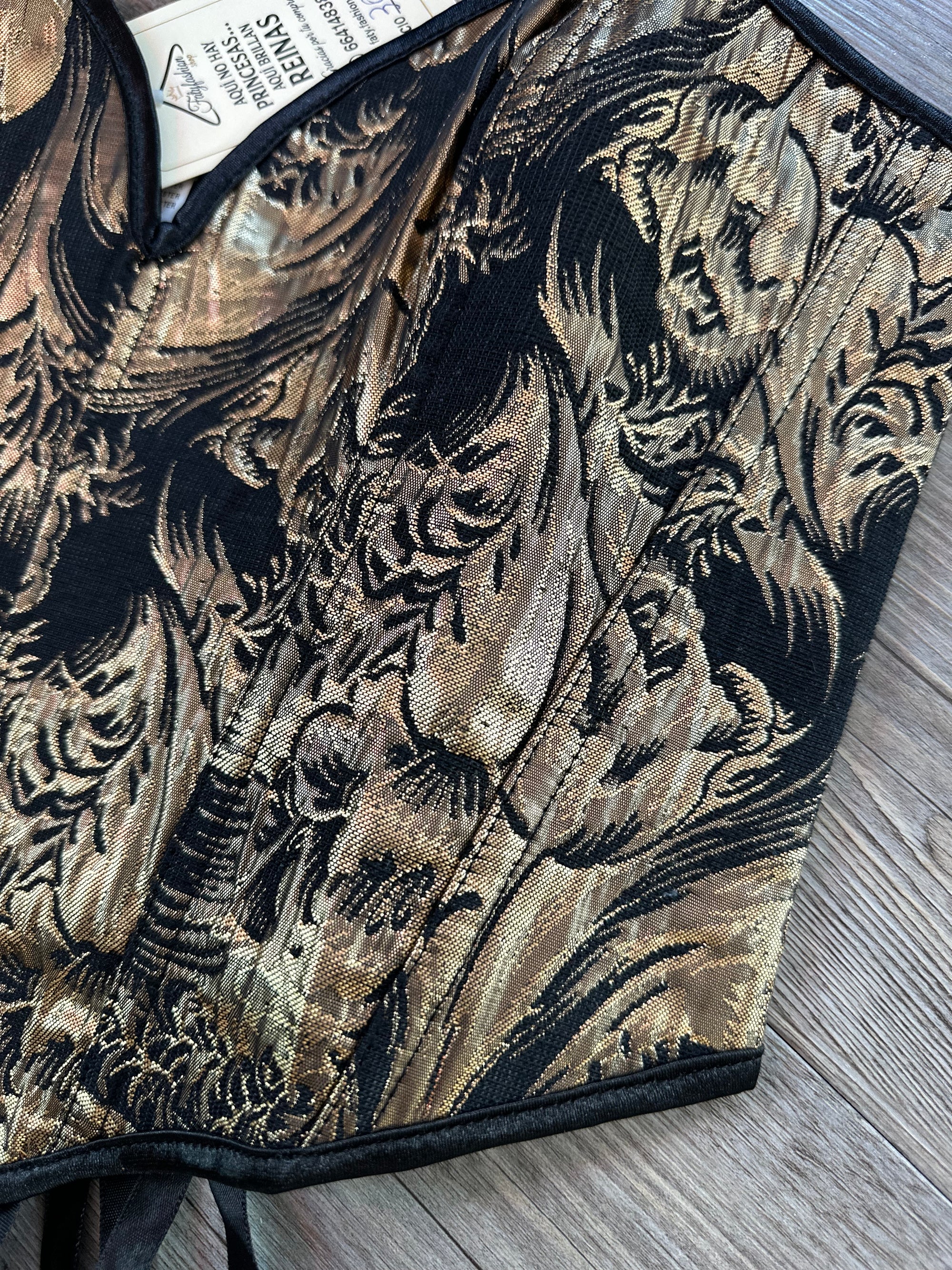 Corset Barroco Dorado