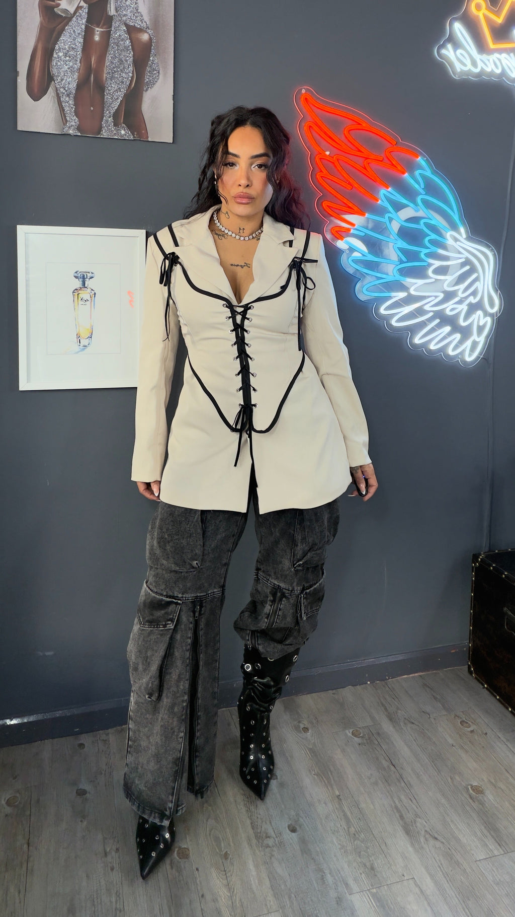 Blazer, corset locura