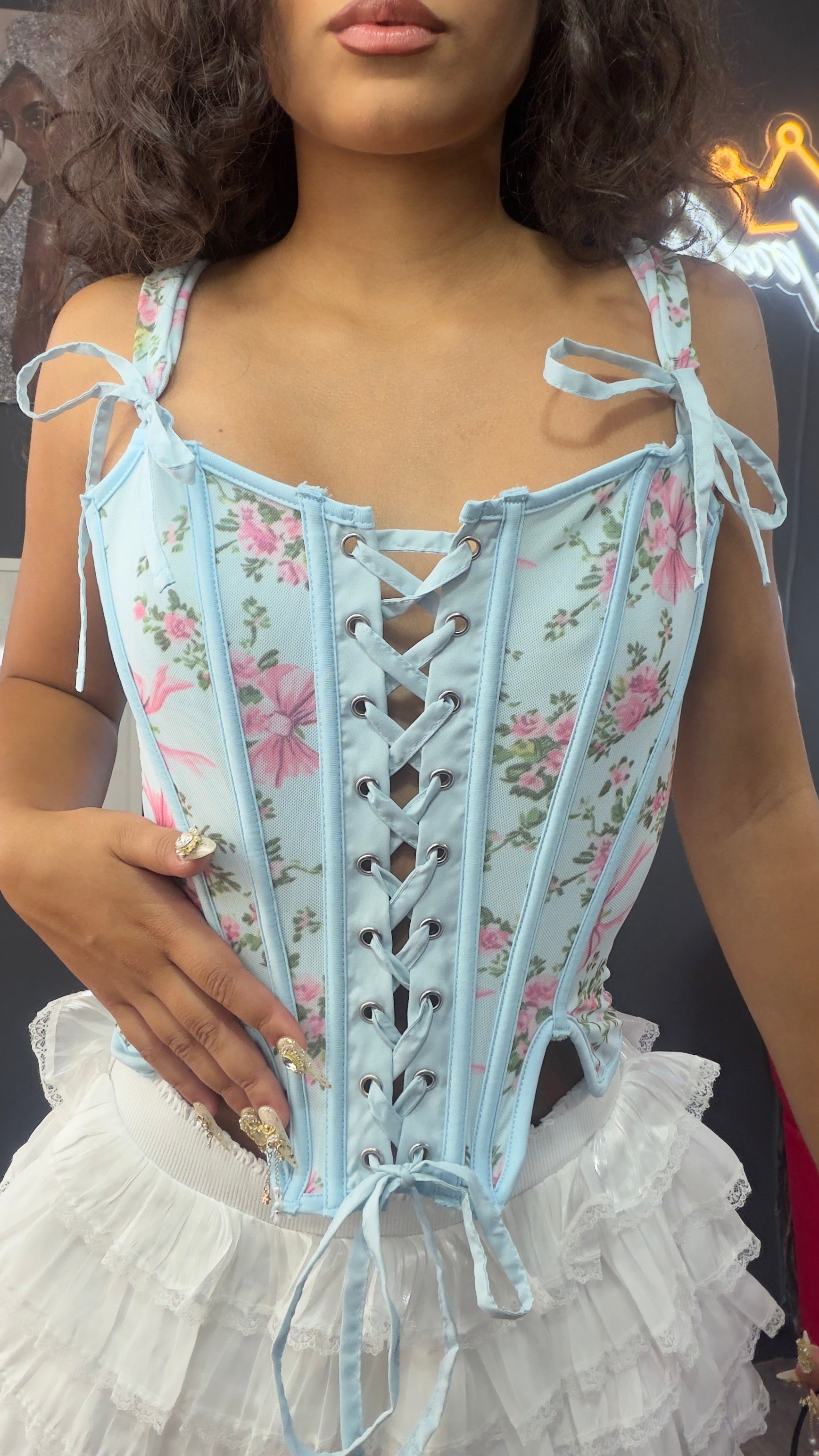 Corset, flor de jardín
