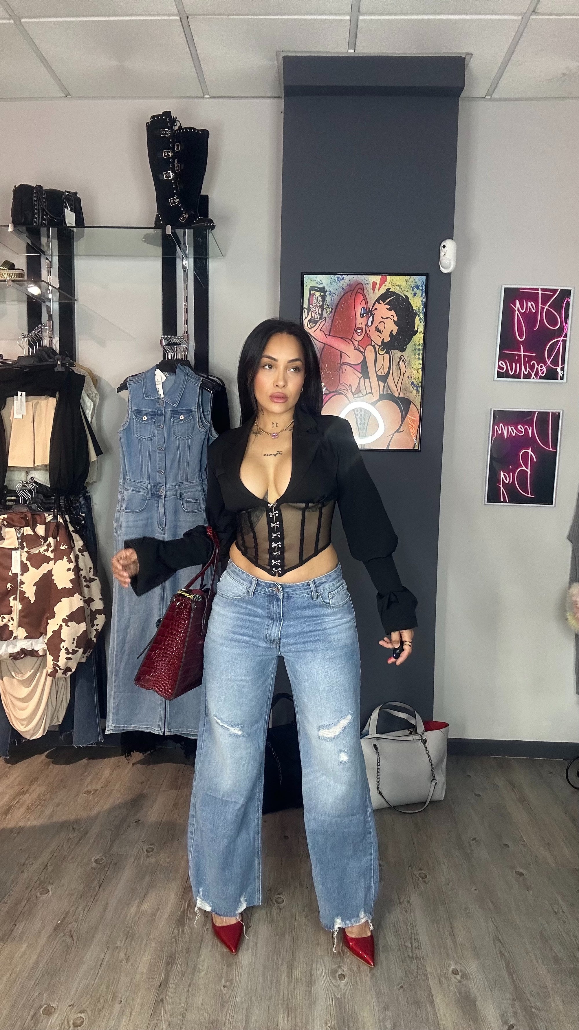 Jeans rígido
