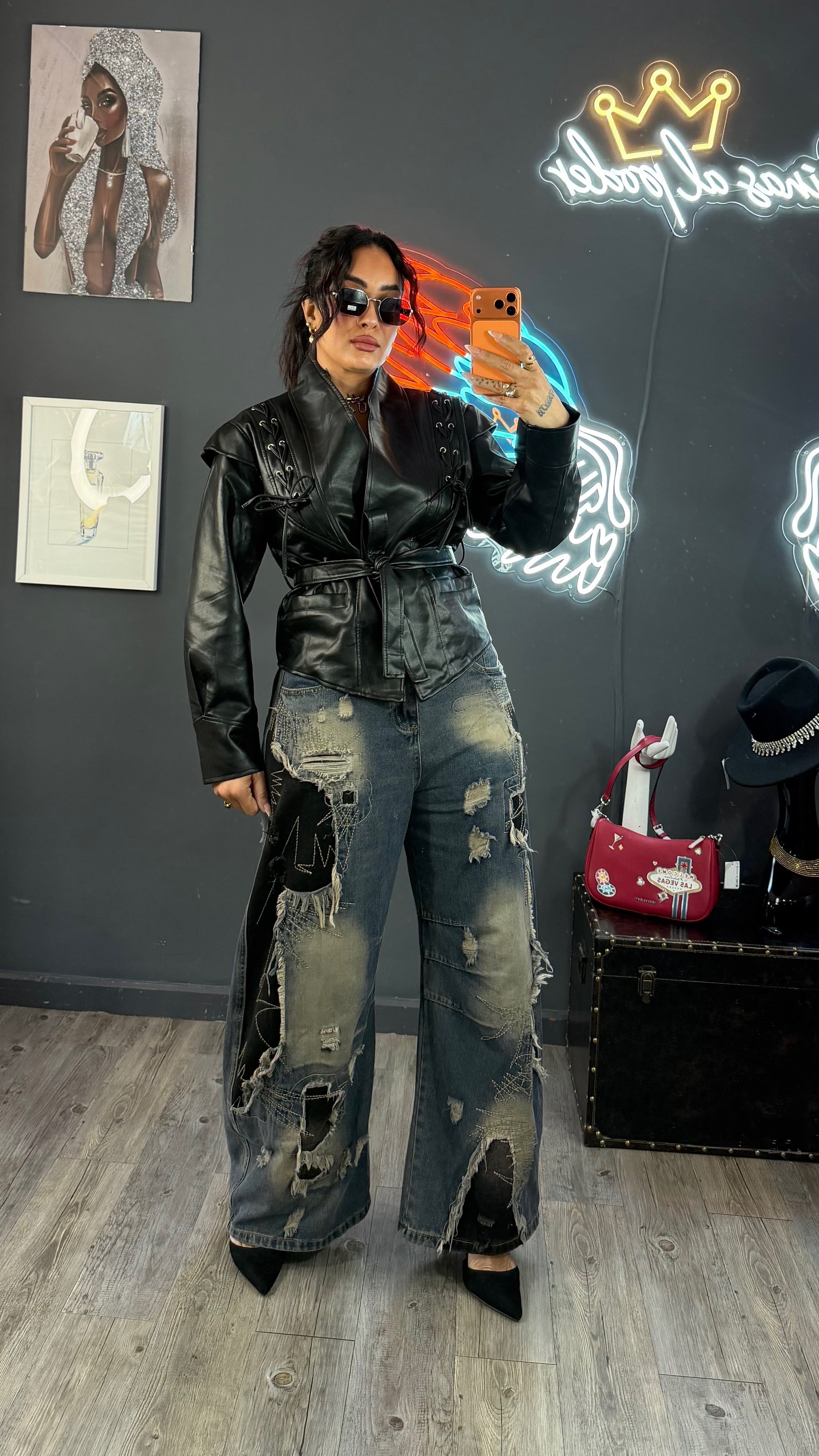 Chaqueta Blazer “Reina Blindada” premium alta calidad