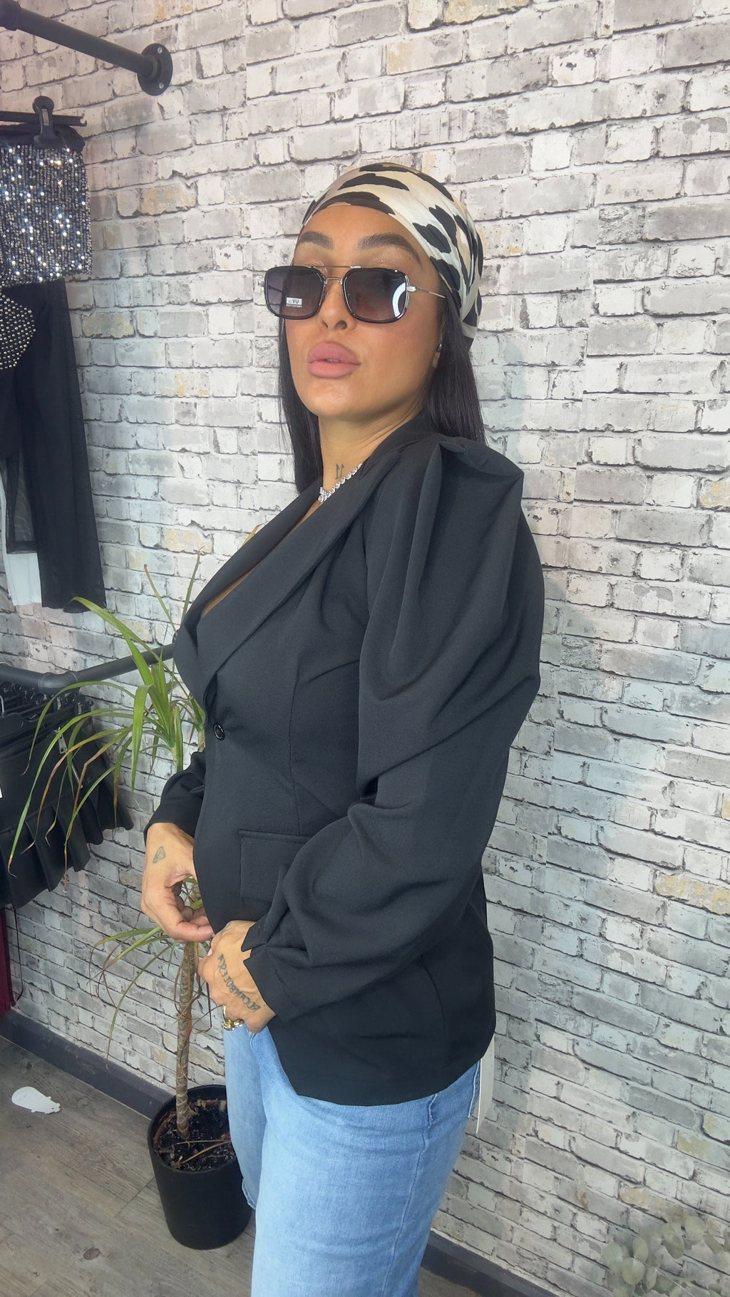 Power Shoulders Blazer