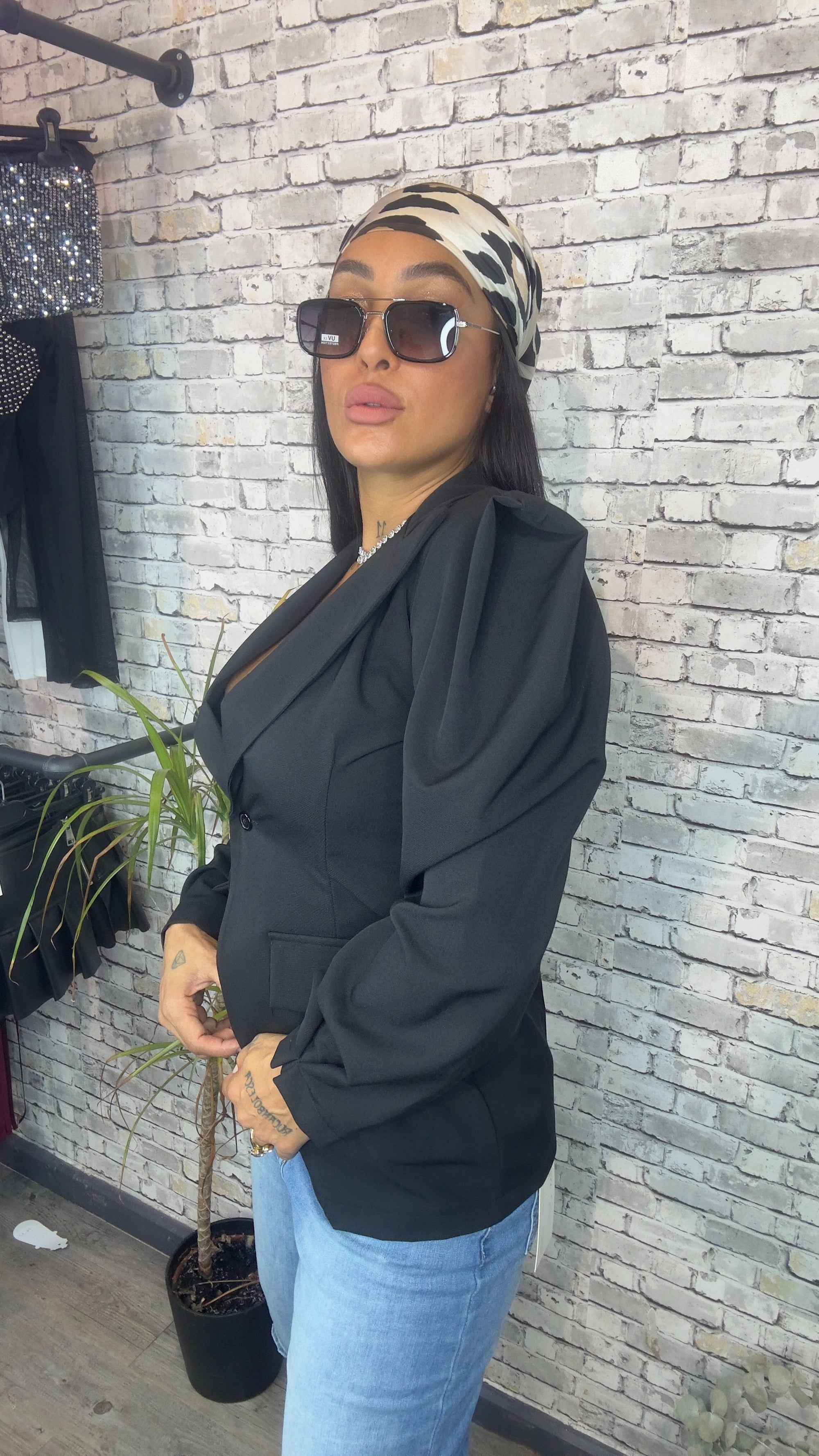 Power Shoulders Blazer