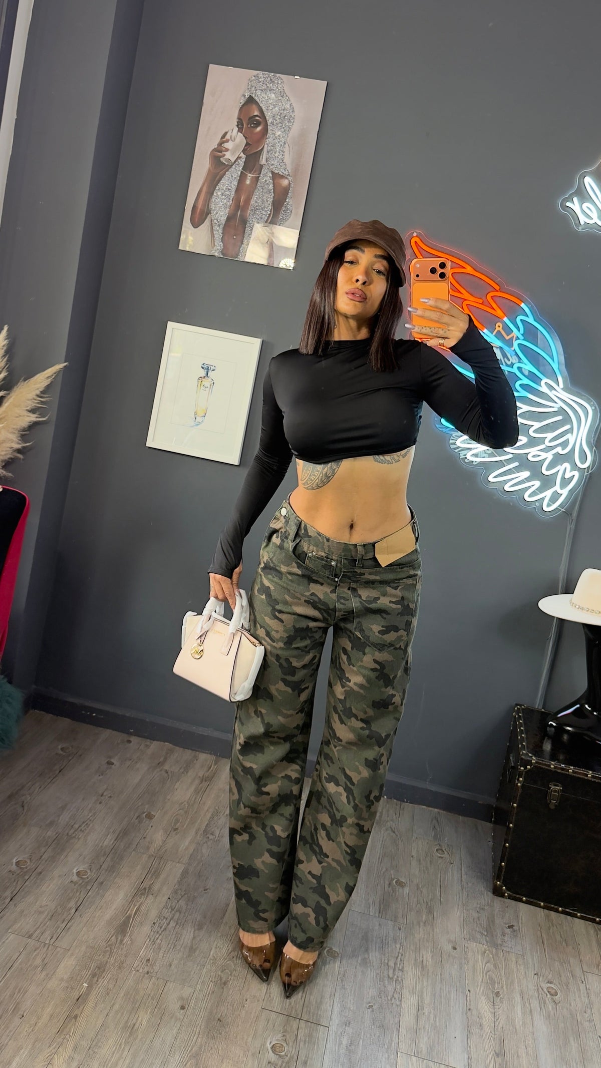 Jeans militar del REVÉS