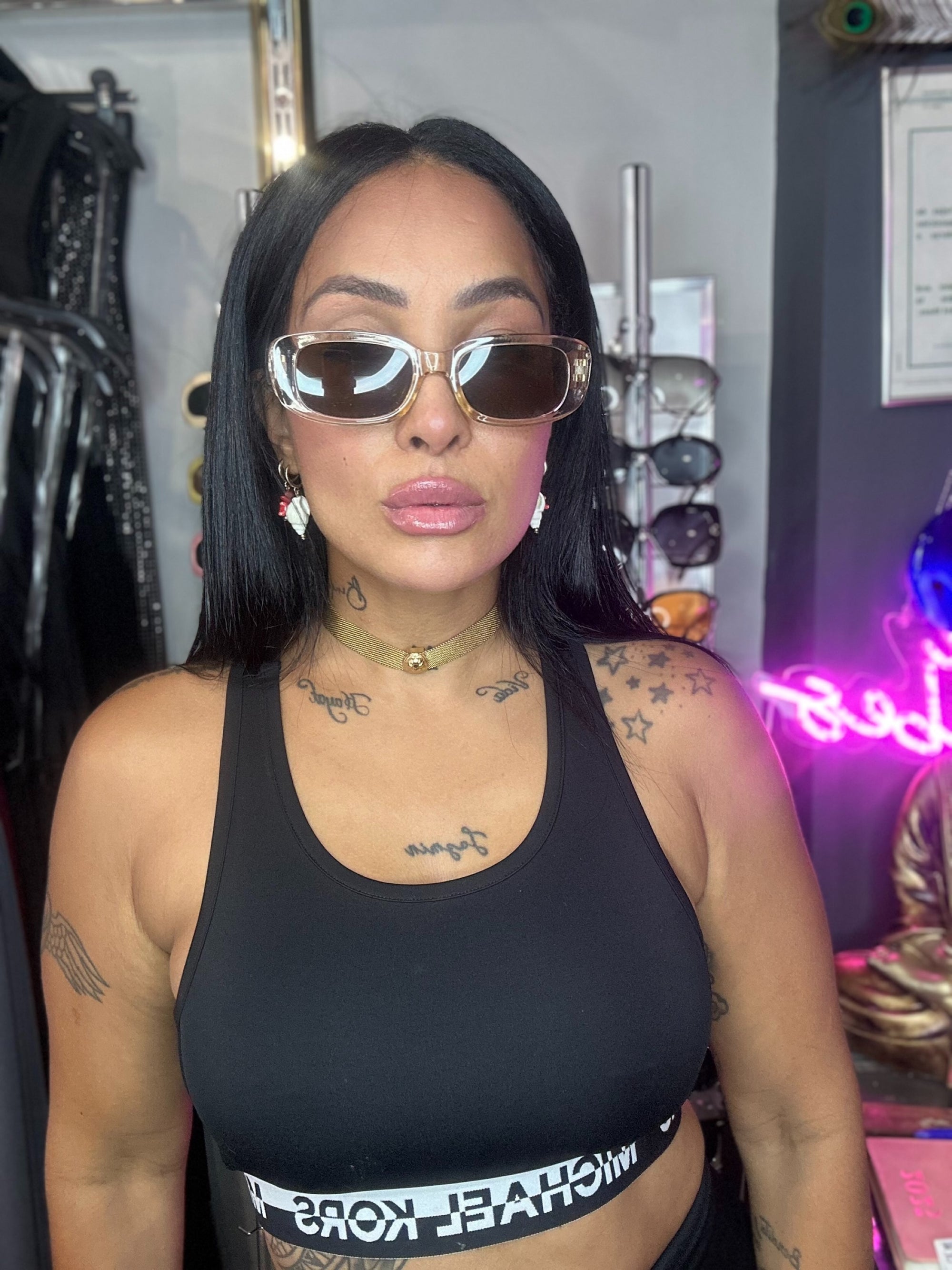 Gafas crema