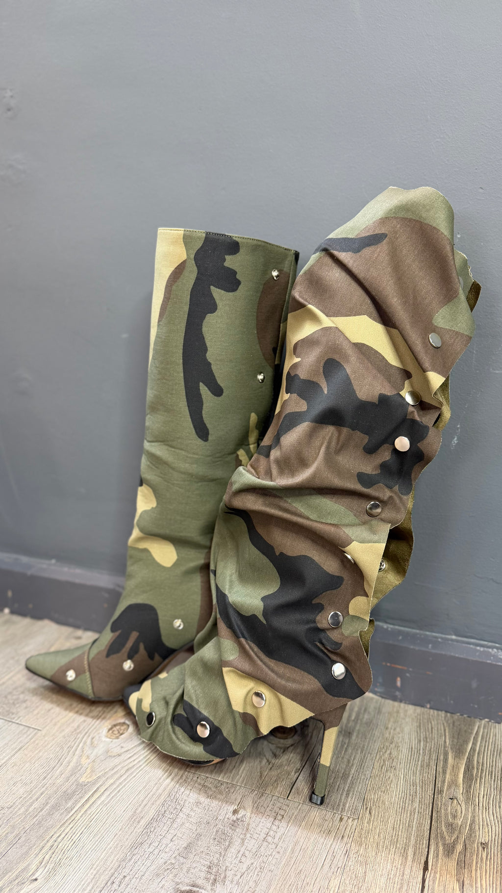 Botas segunda piel camuflaje DENIM
