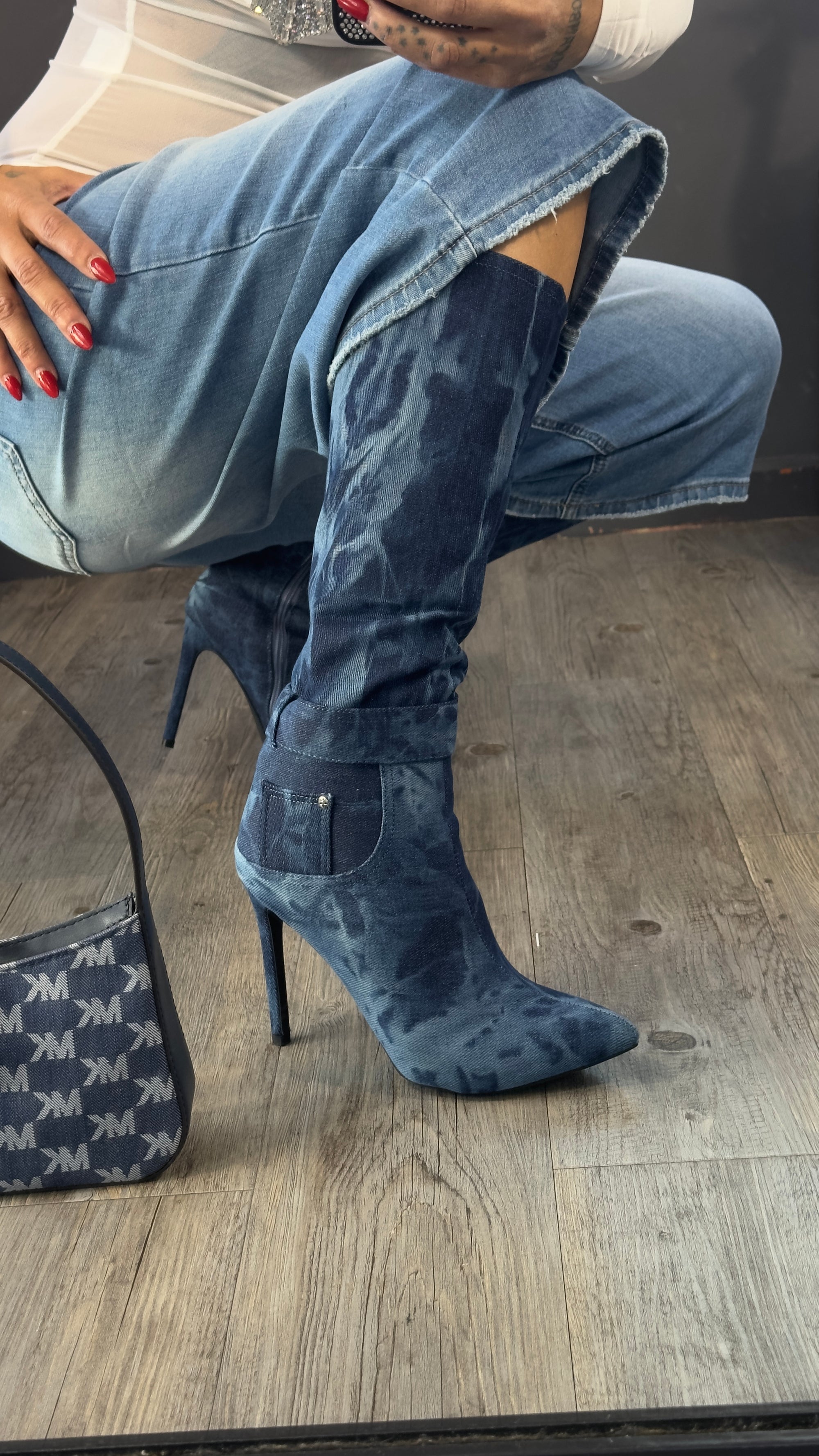 Botas Denim Fierce