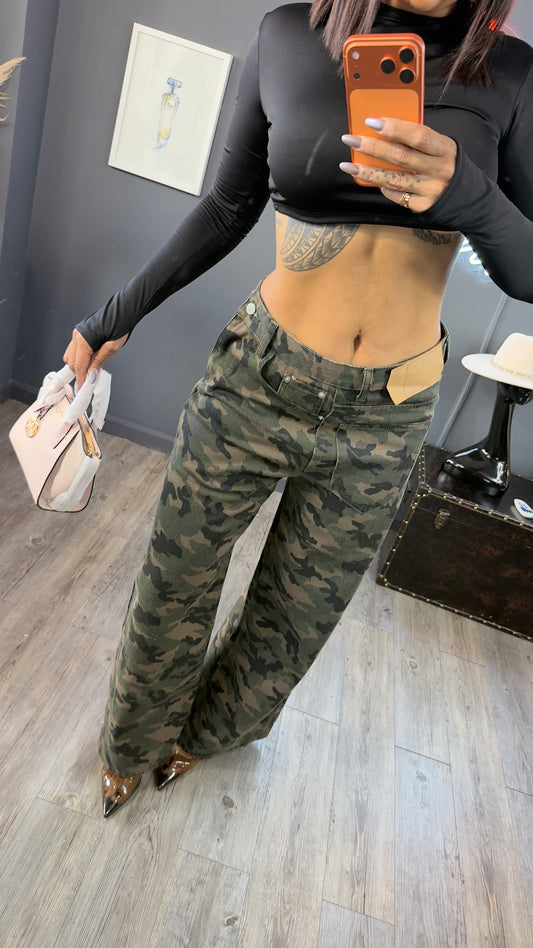 Jeans militar del REVÉS