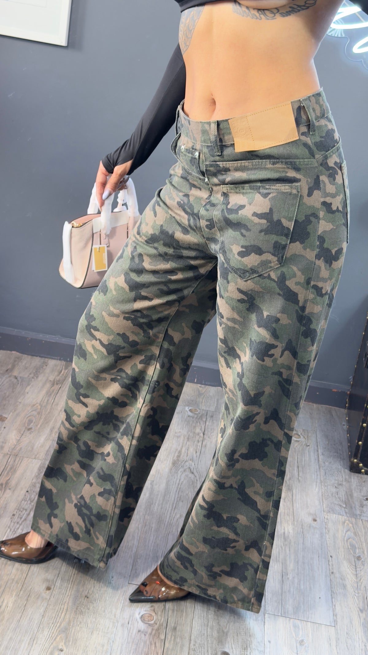 Jeans militar del REVÉS