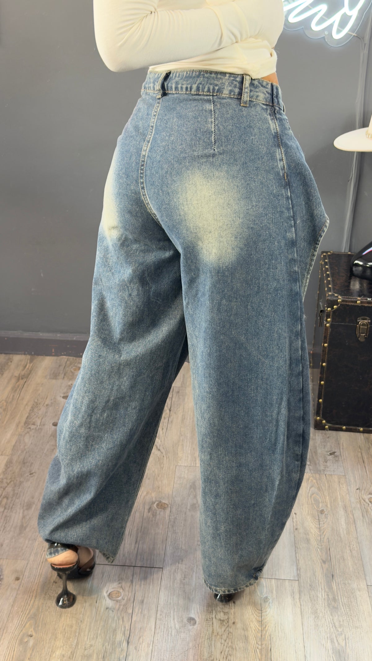 Jeans falda