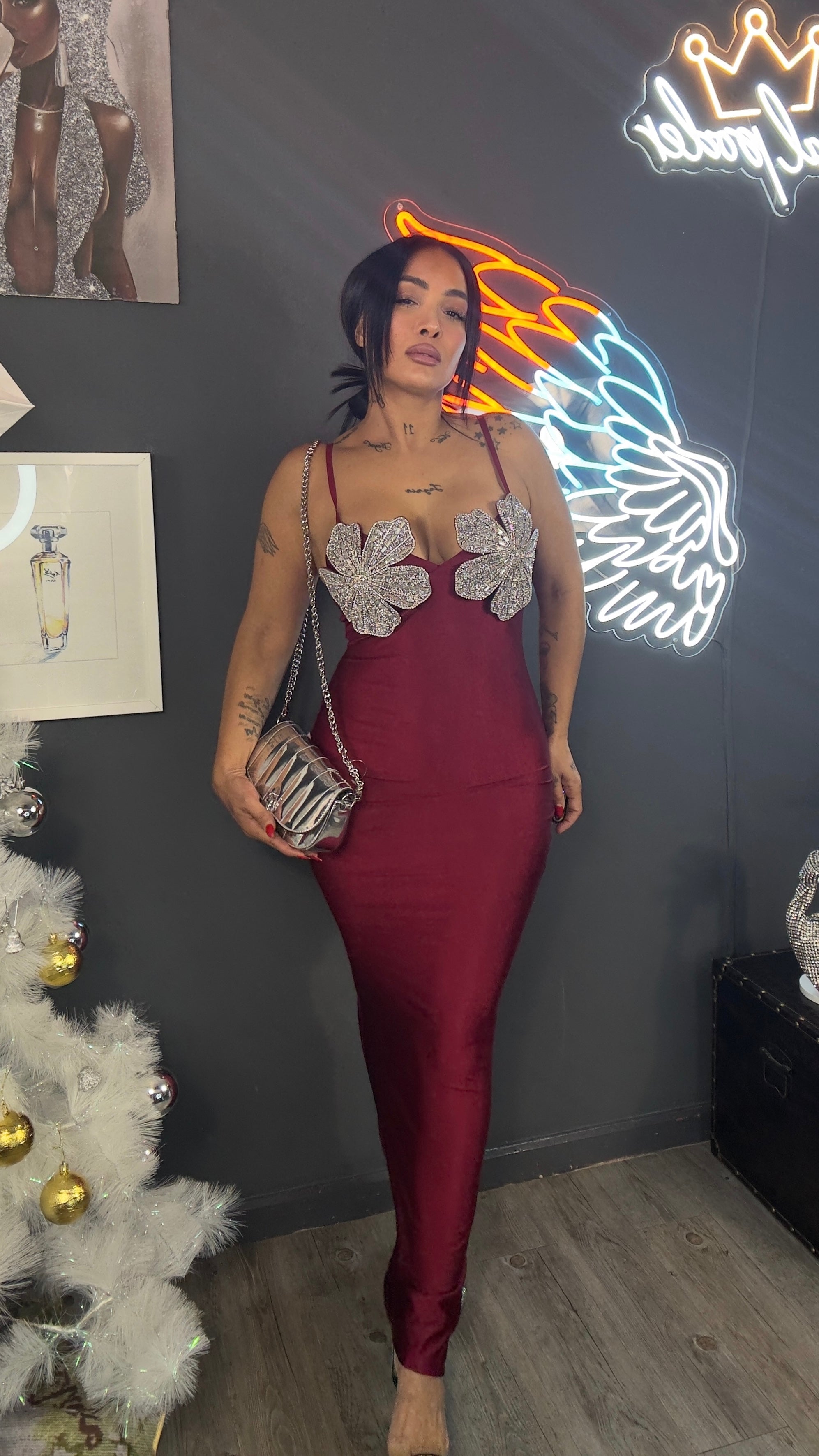 Vestido ORQUÍDEA DE CRISTAL