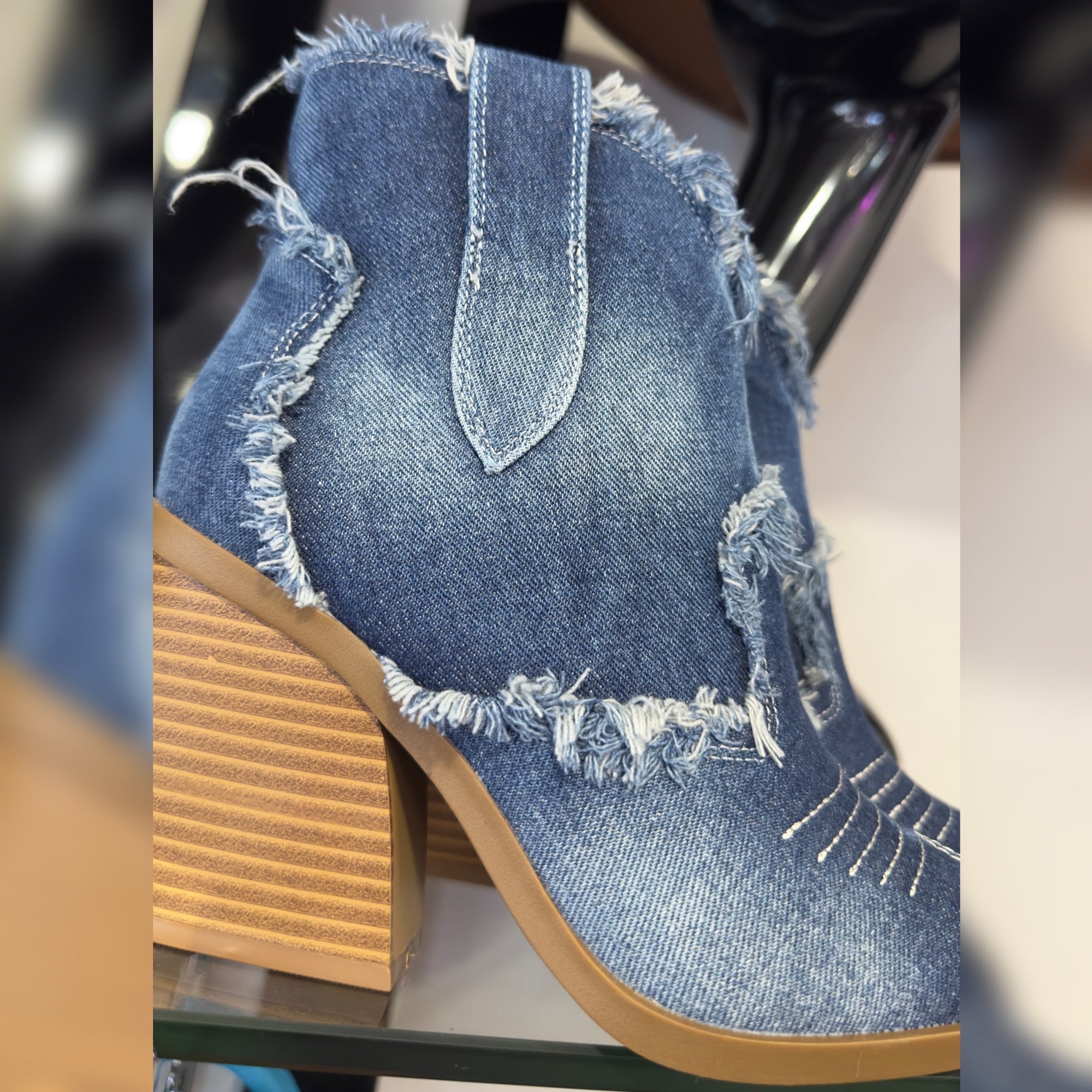 Cowboy botines jeans