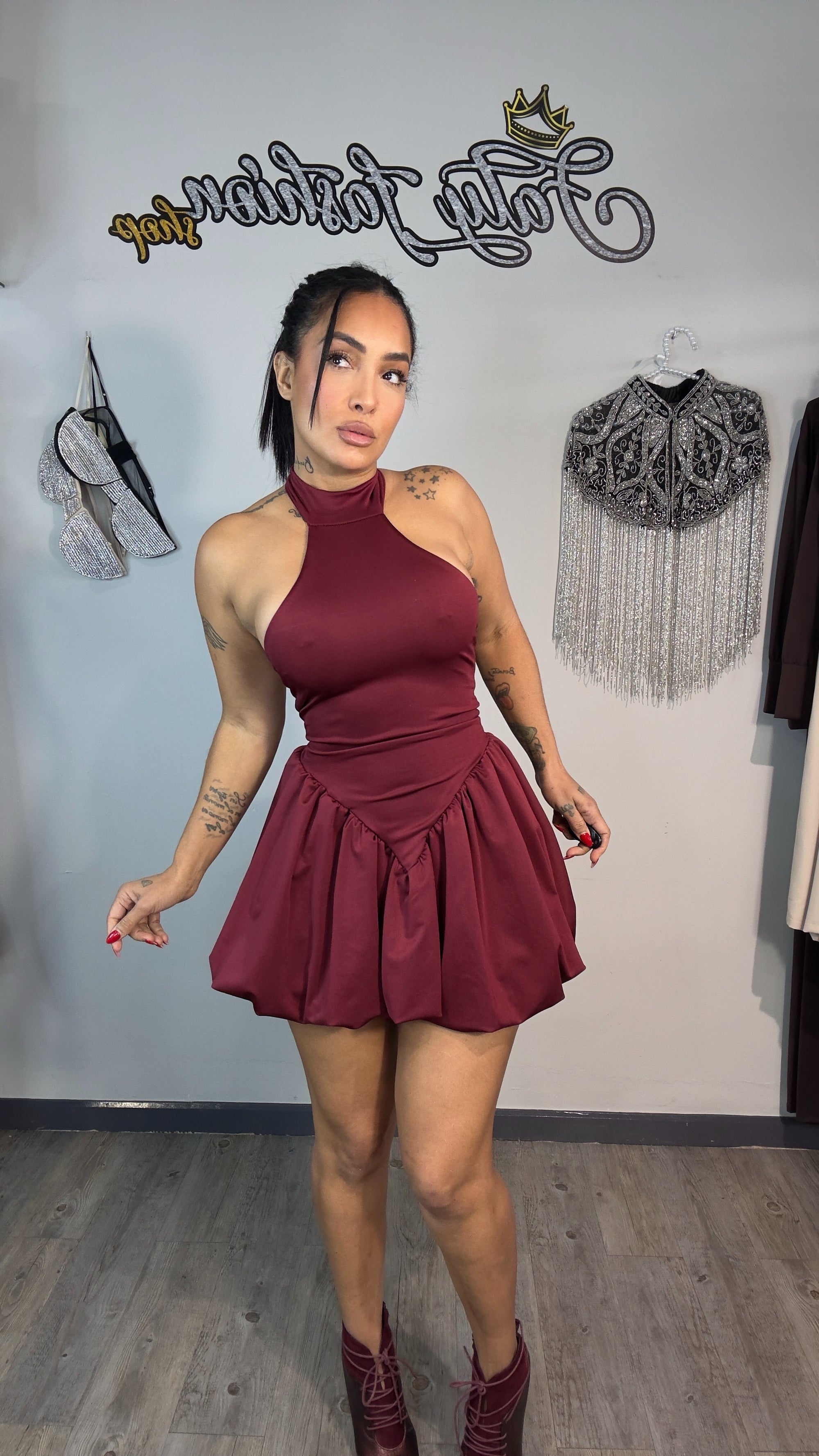 Vestido corto Bubble Chic