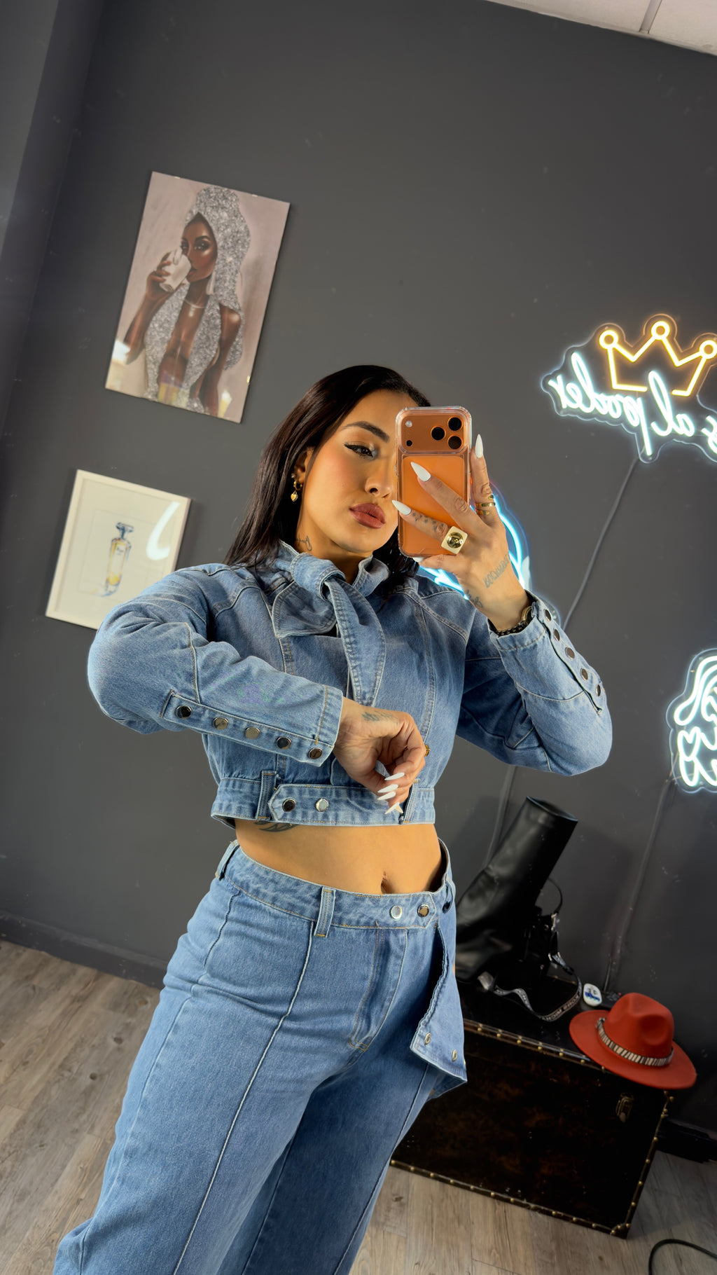 Conjunto ANGEL DENIM