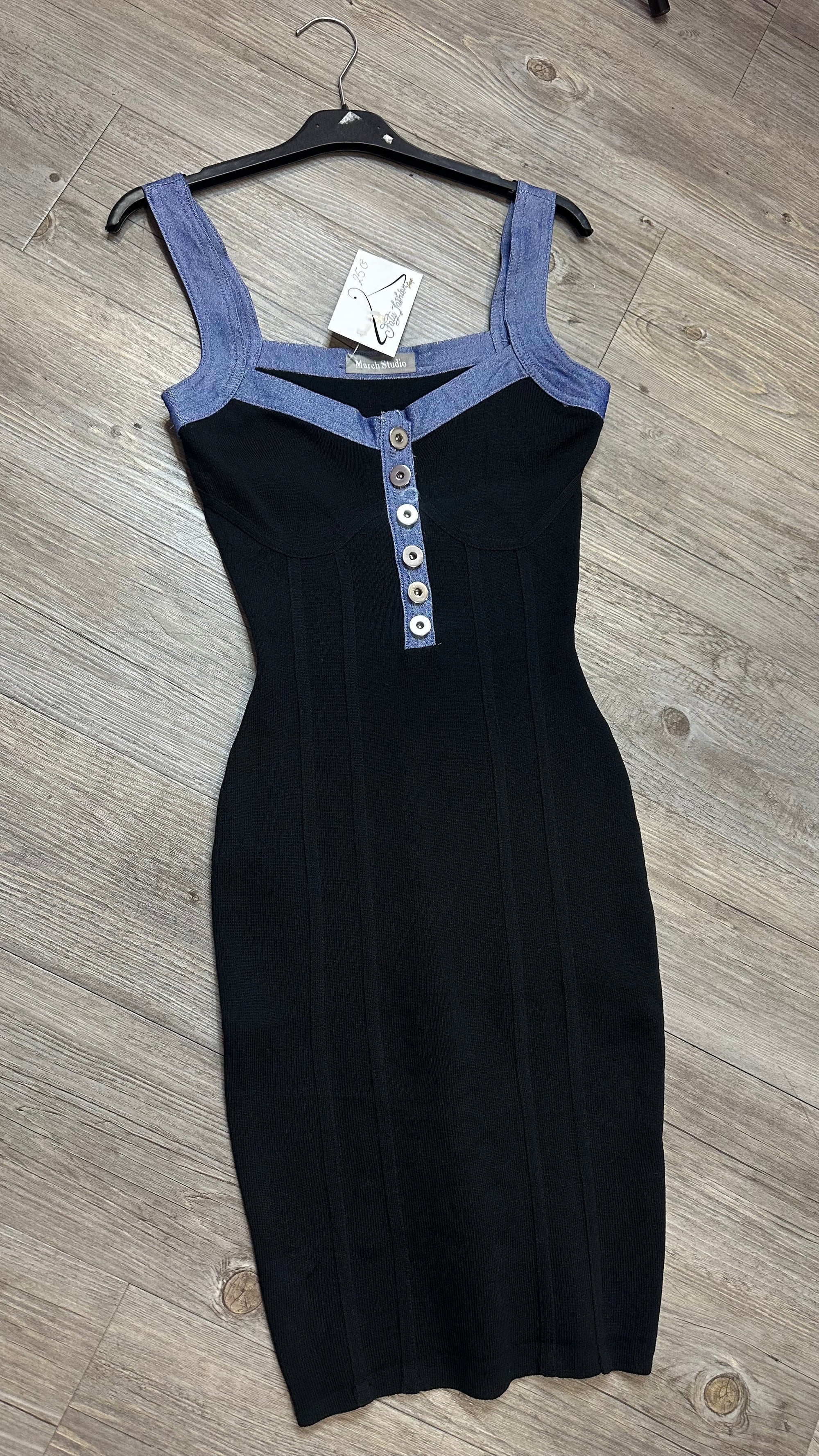Vestido mix bandage verano