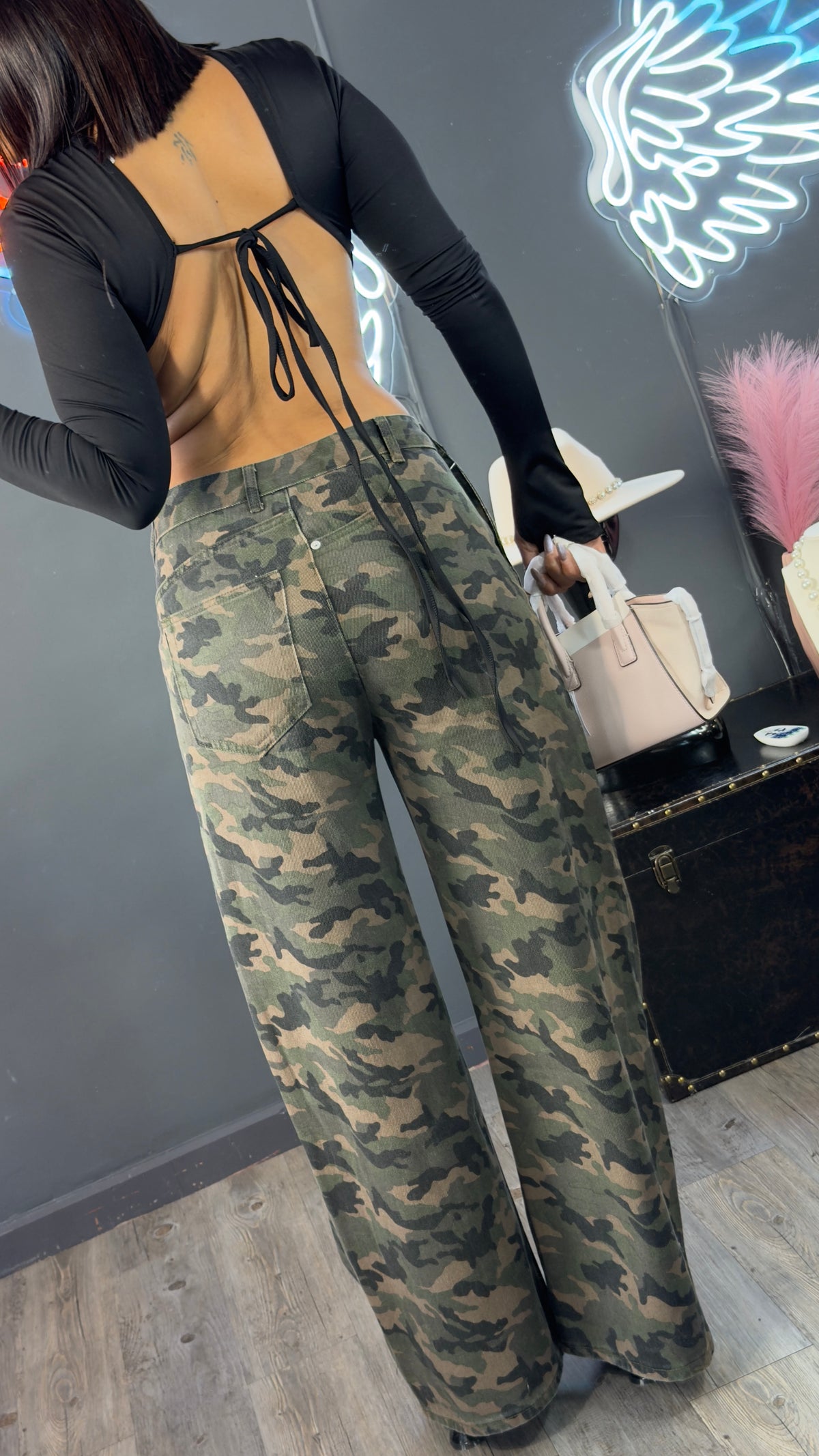Jeans militar del REVÉS