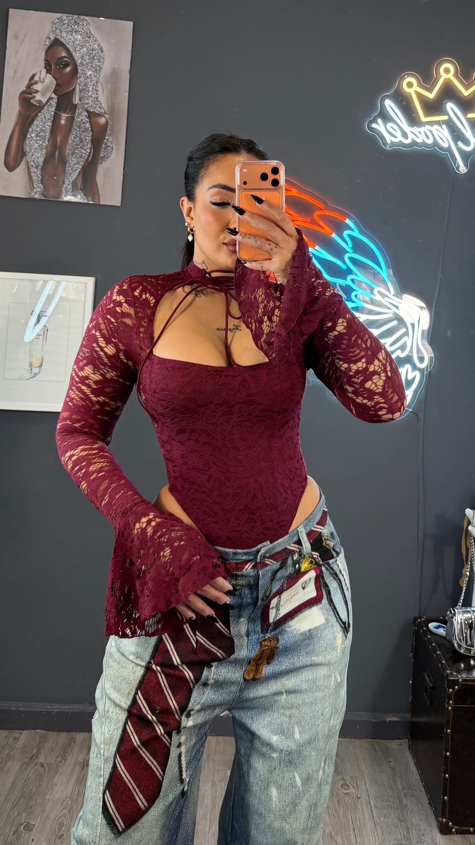 Body encaje manga japonesa