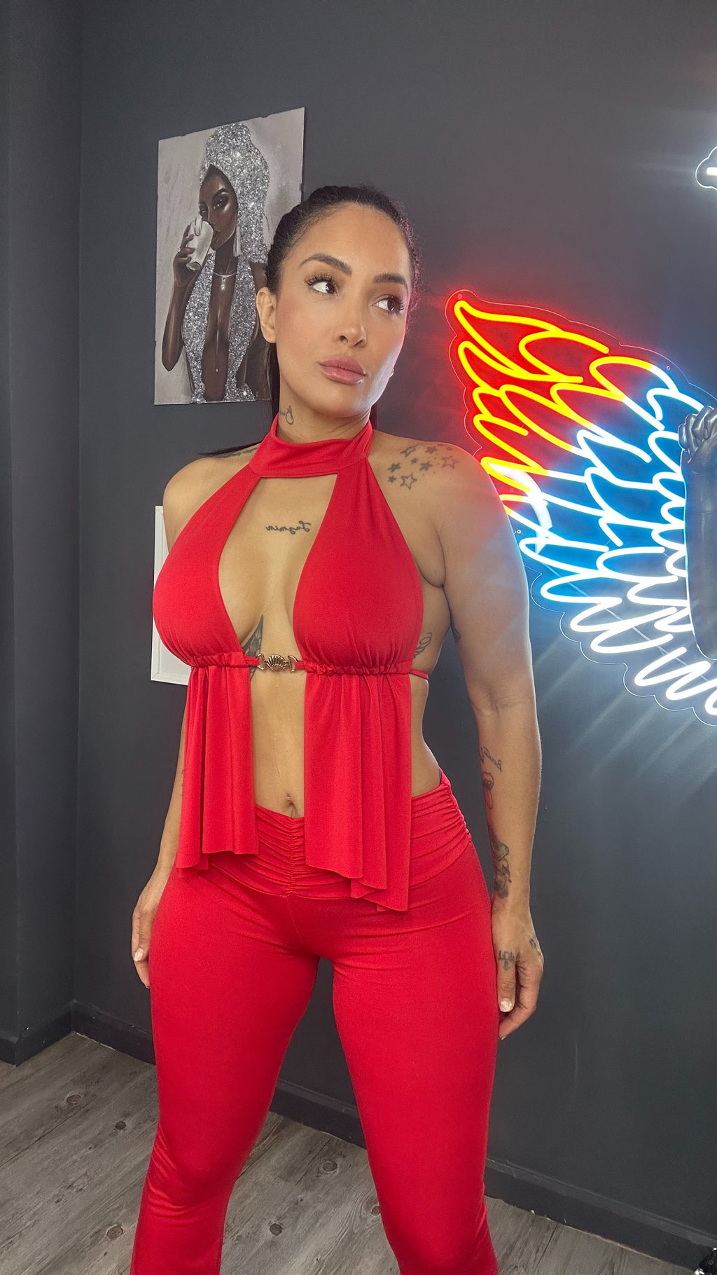 Conjunto concha de mar