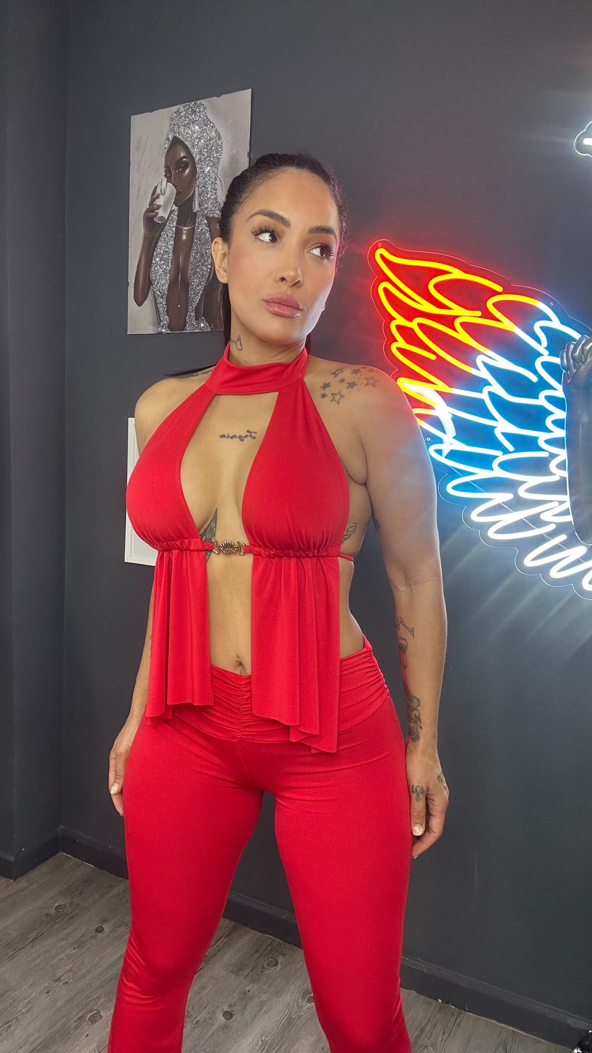 Conjunto concha de mar