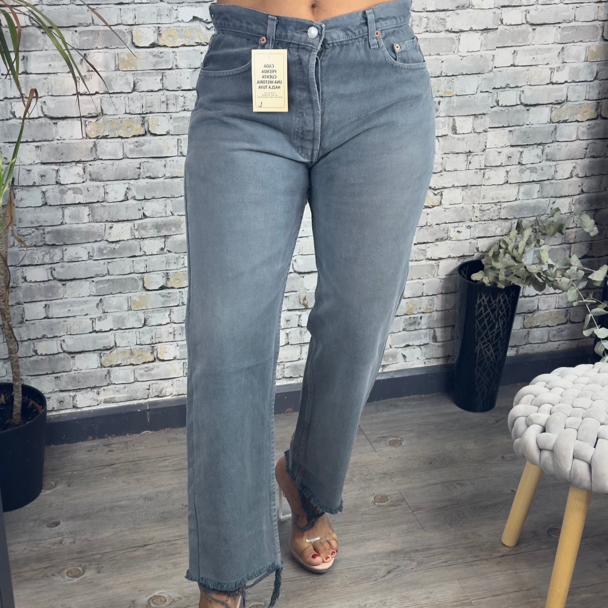 Jeans Levis candy gris M/L 013