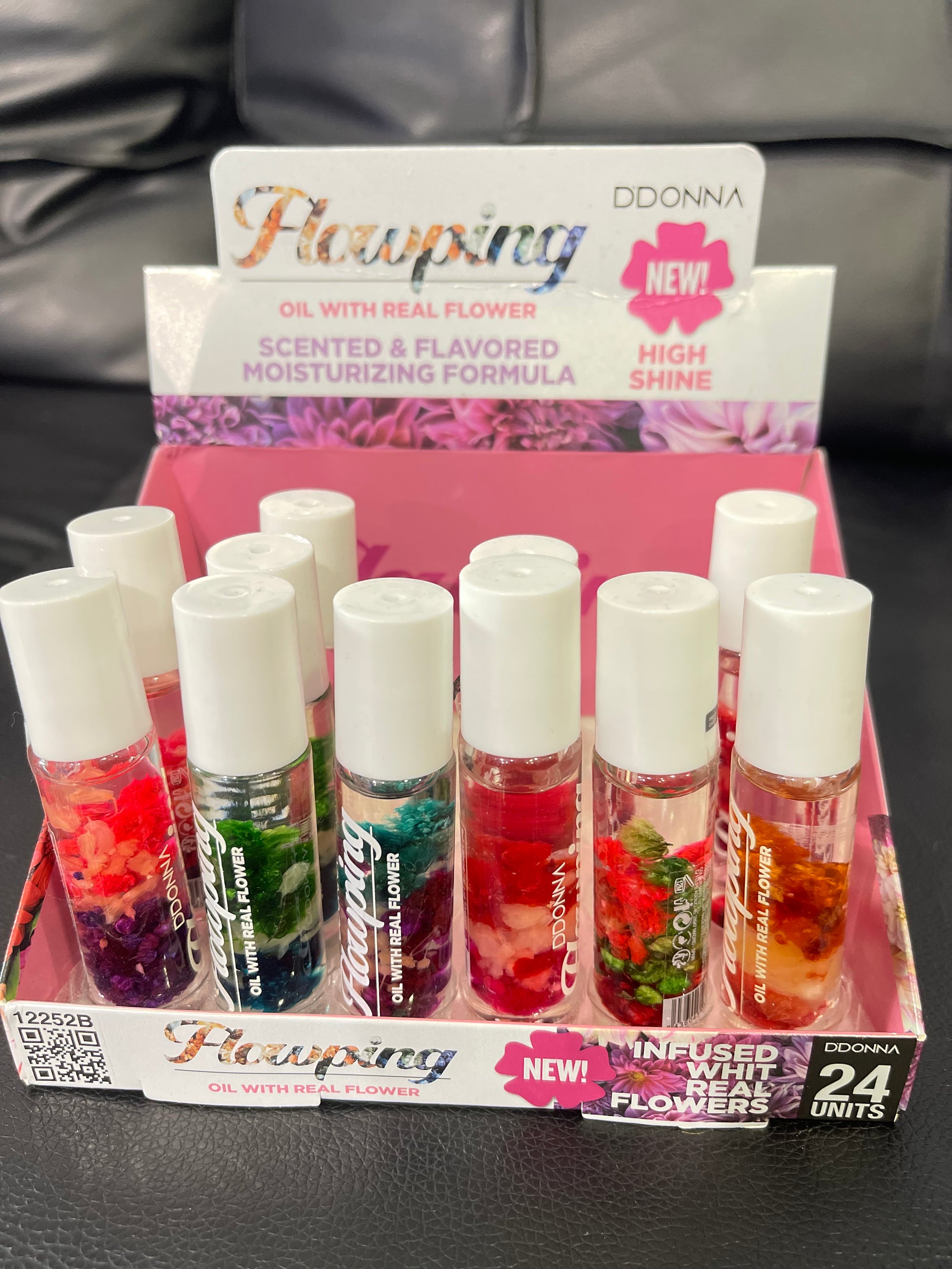 Labial en Aceite,con Flores