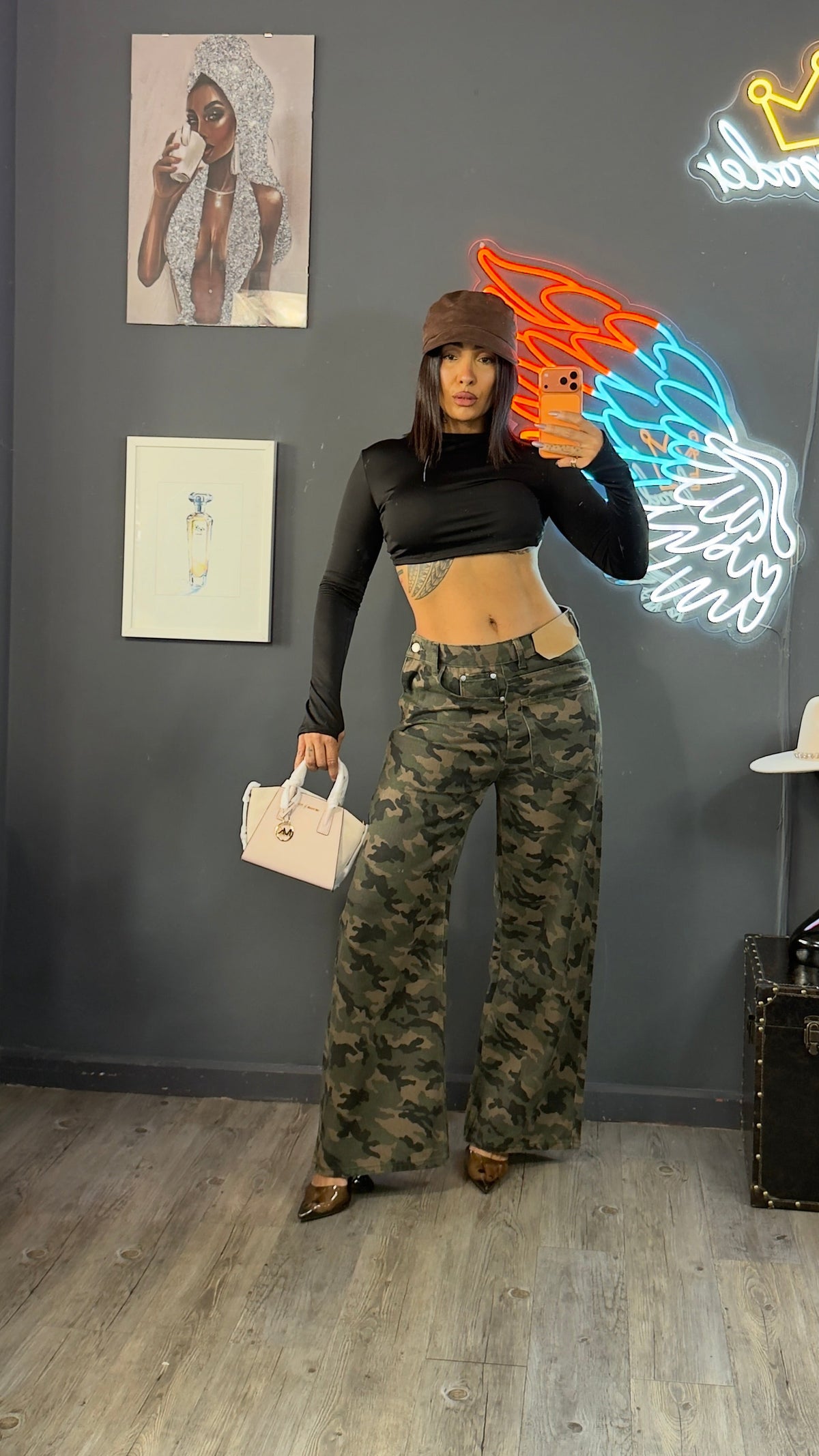 Jeans militar del REVÉS