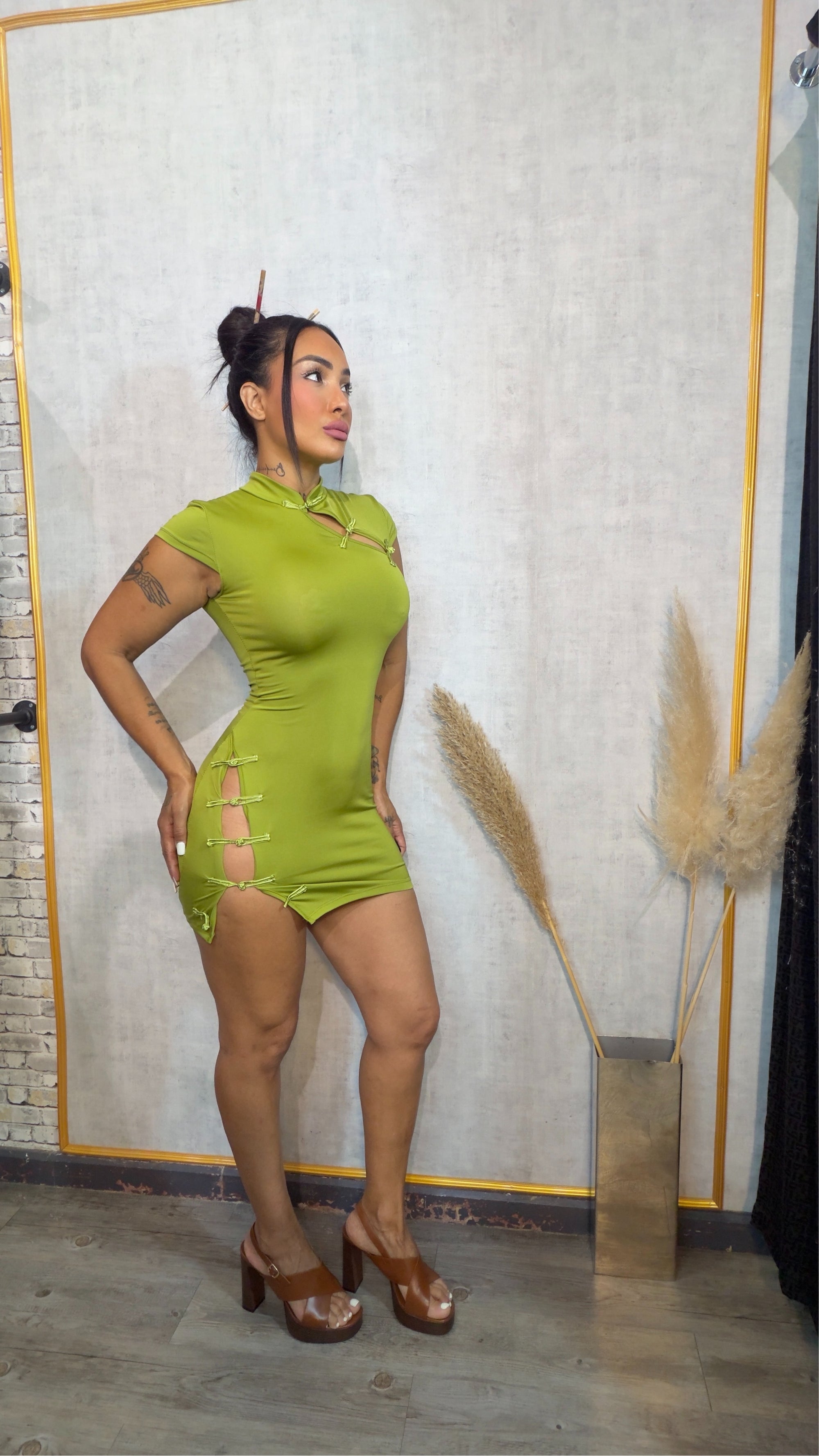 Vestido japonés, corto