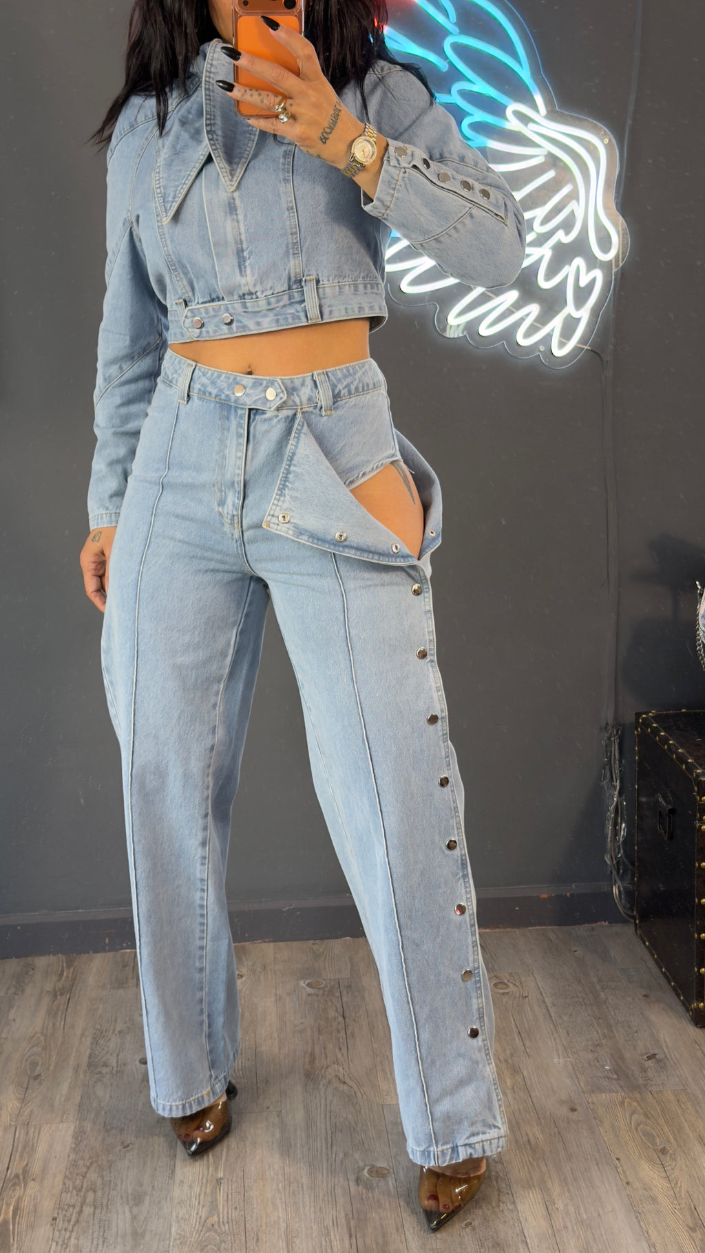 Conjunto ANGEL DENIM