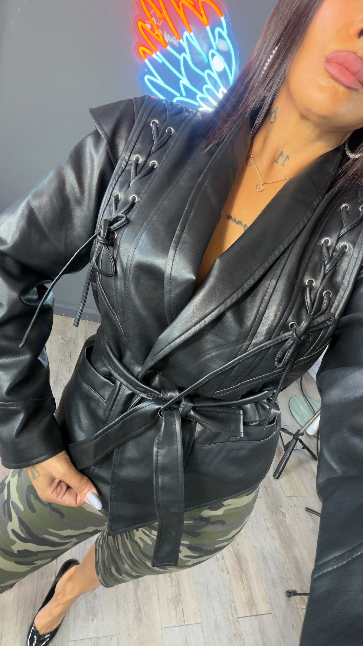 Biker elegante