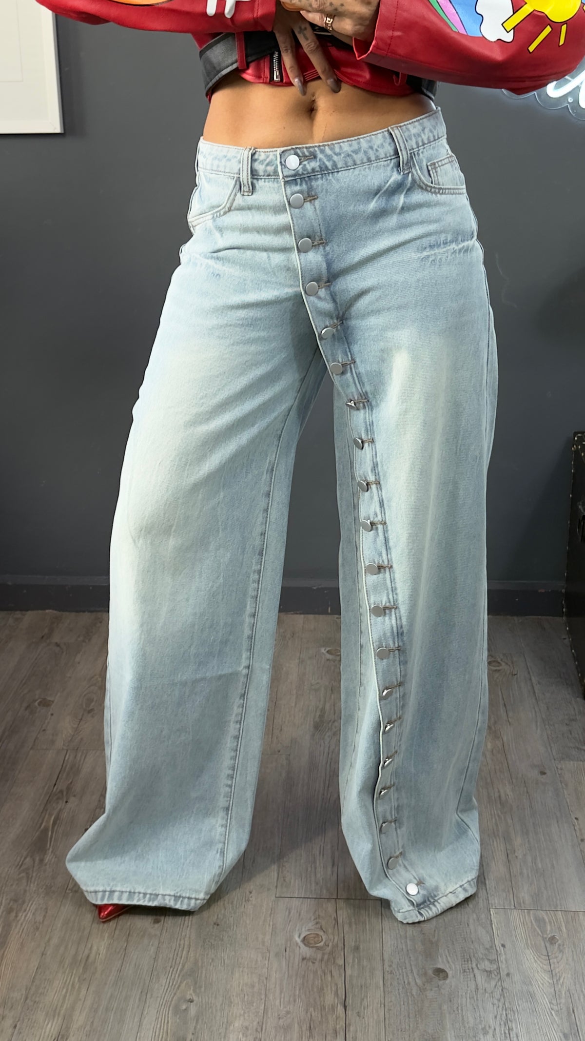 Jeans botones EXTREM