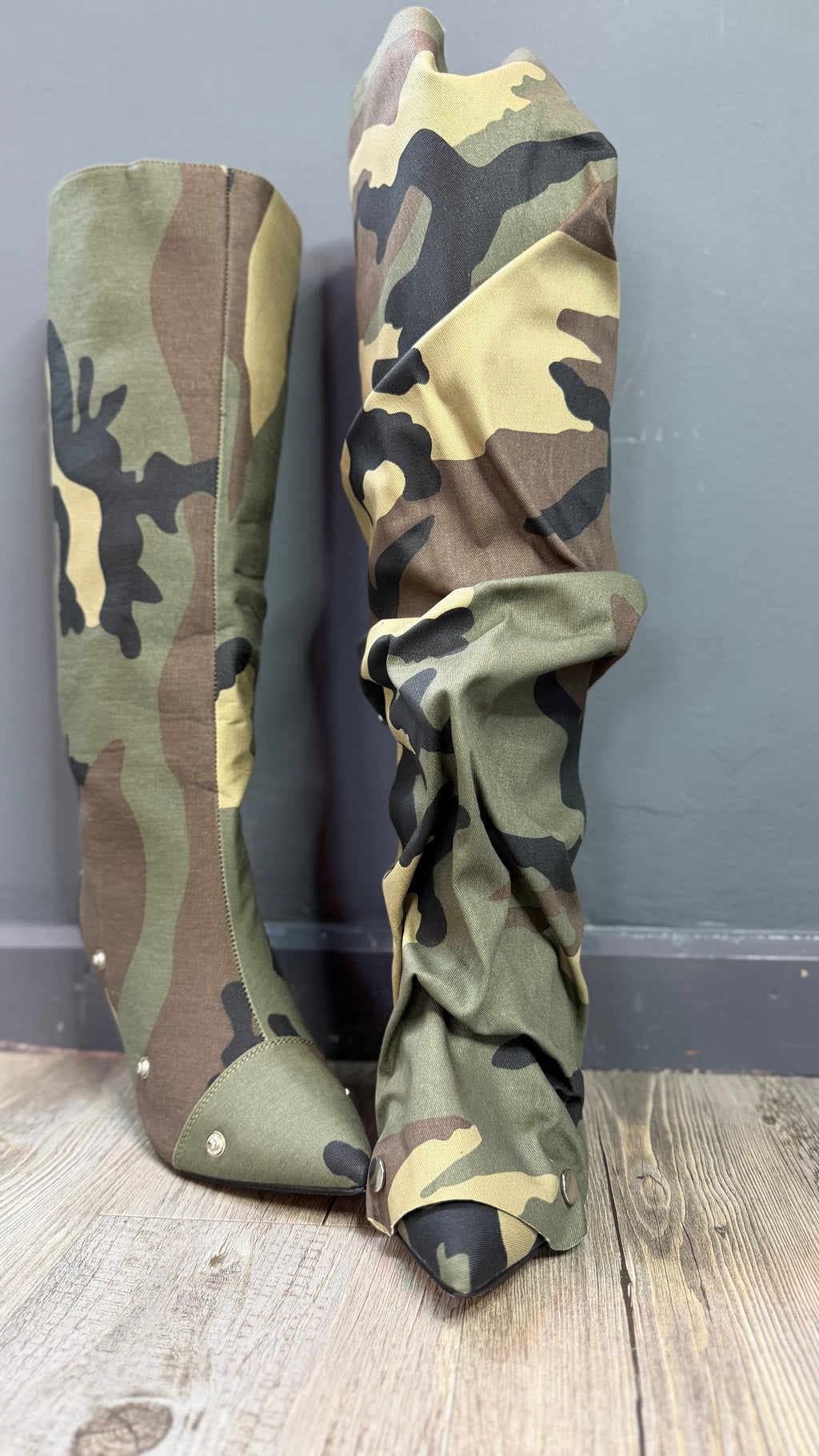 Botas segunda piel camuflaje DENIM
