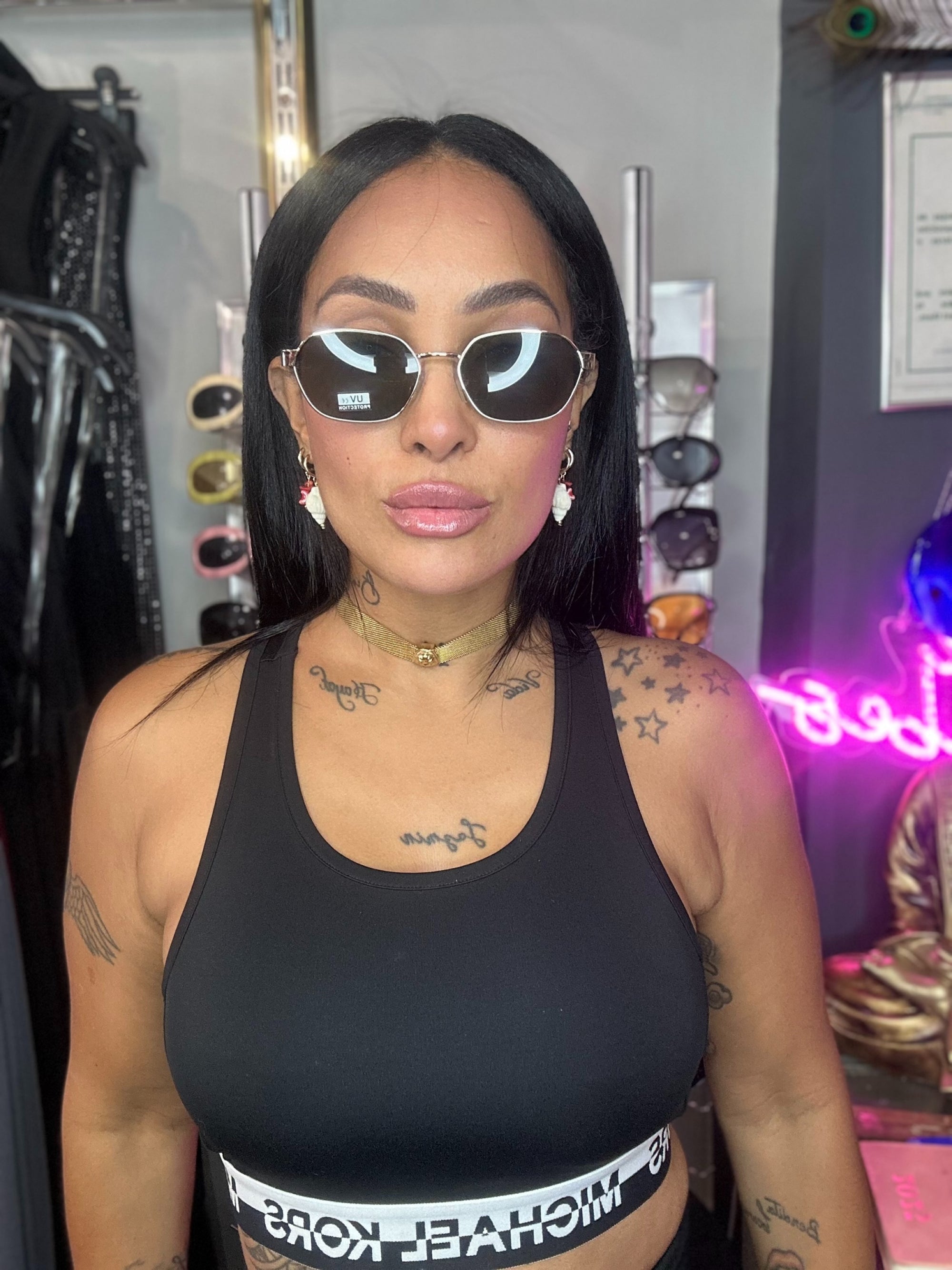Gafas retro fina