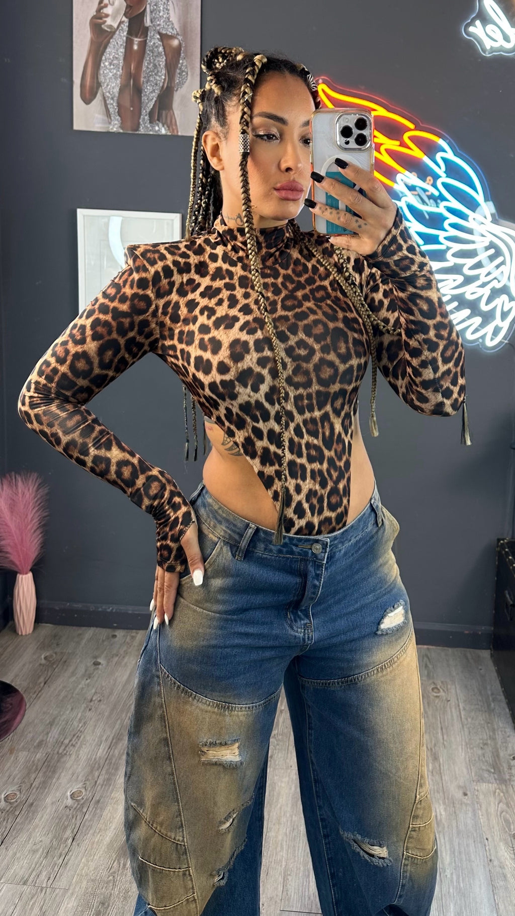 Body Crop Animal print