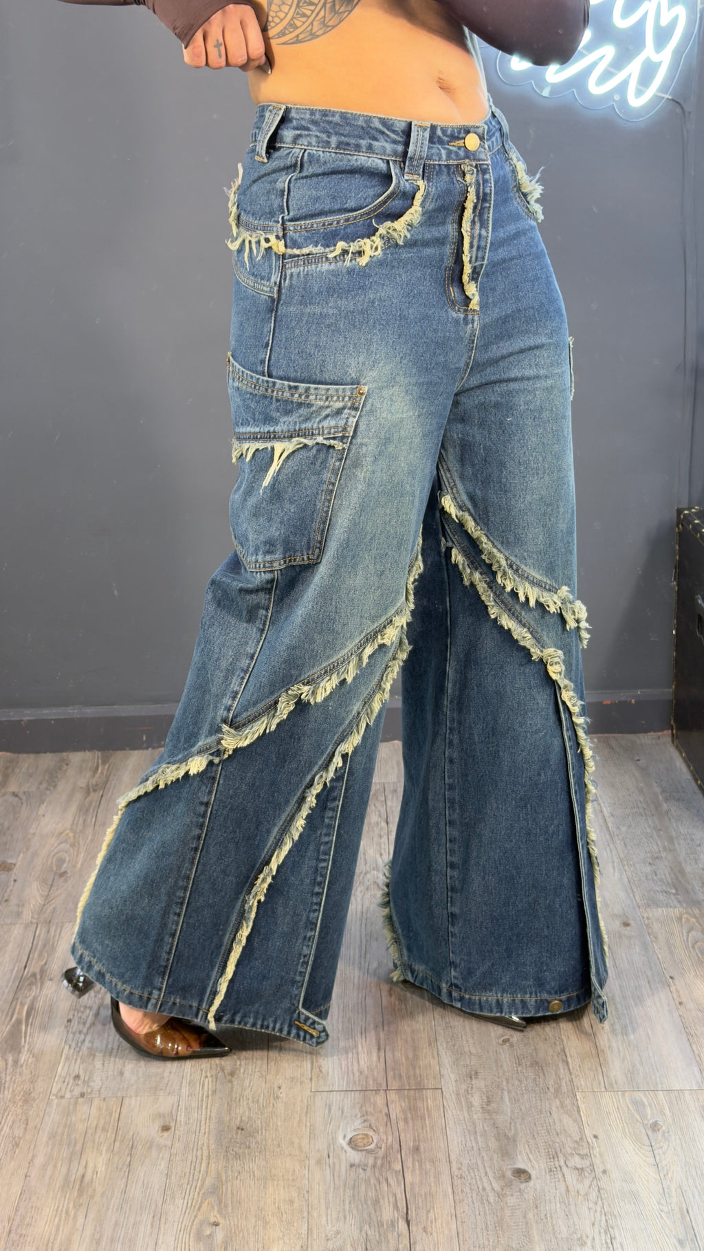 Jeans flecos Urban