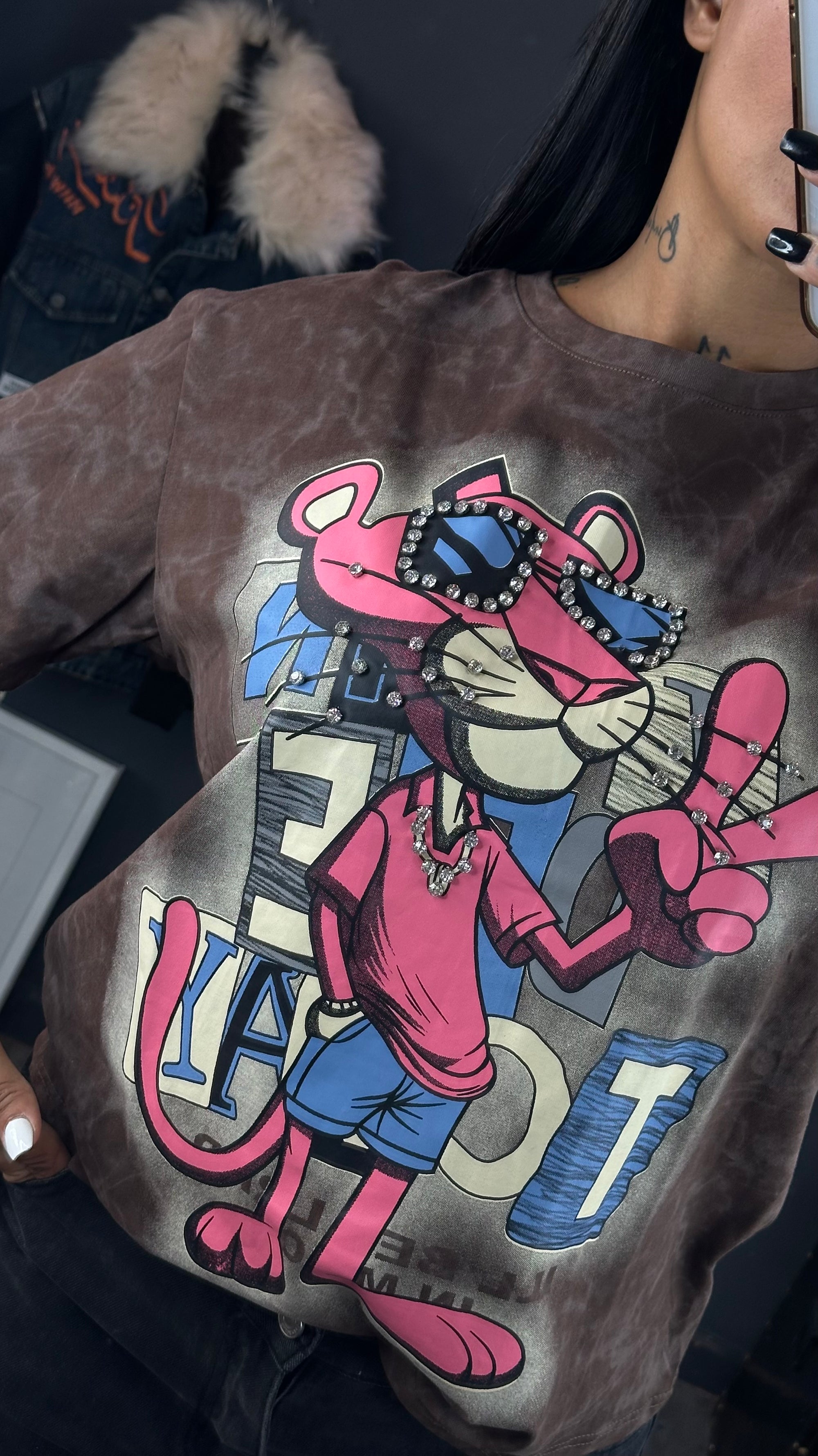 Camiseta pantera brillo