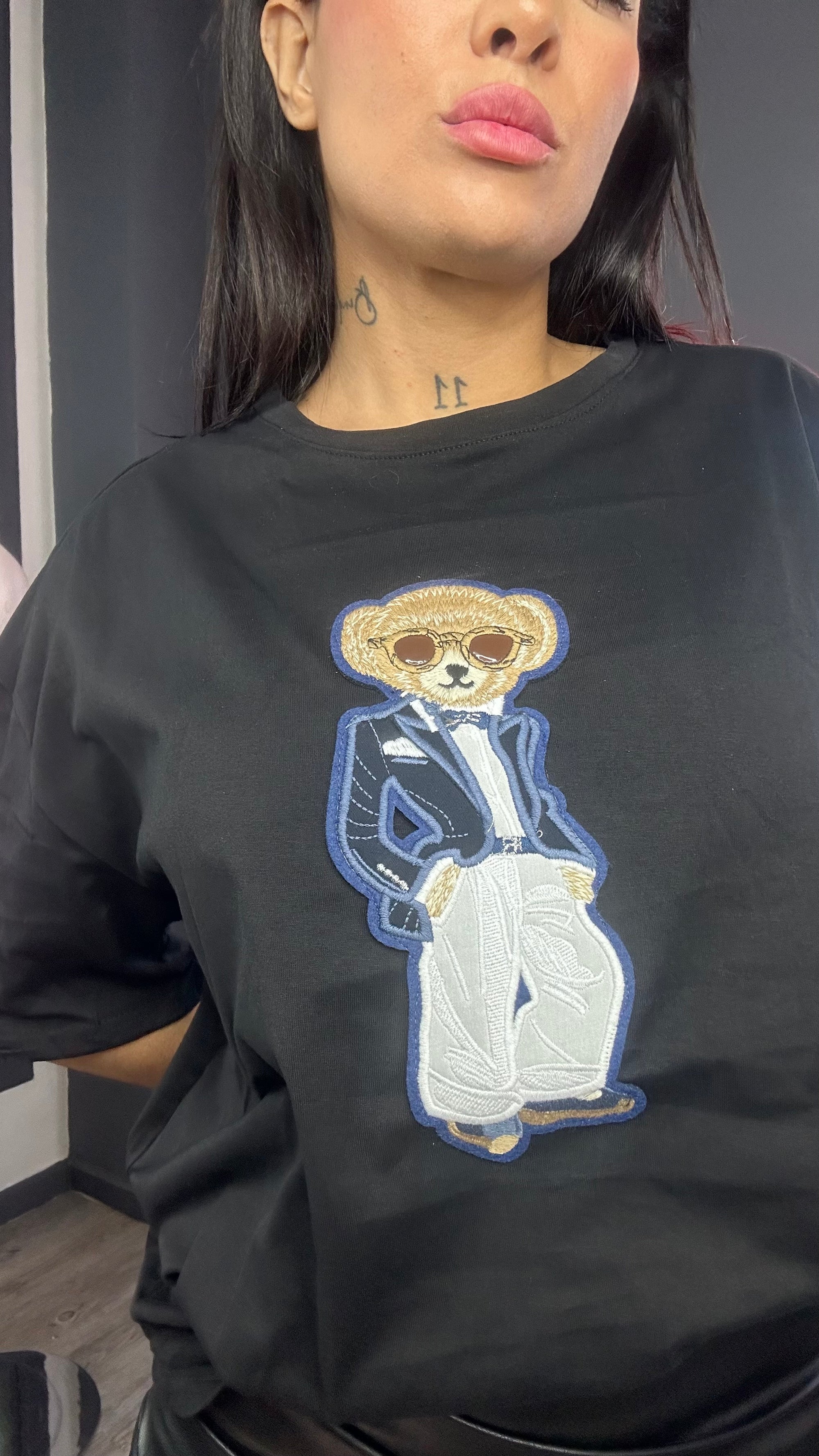 Camiseta osito over size