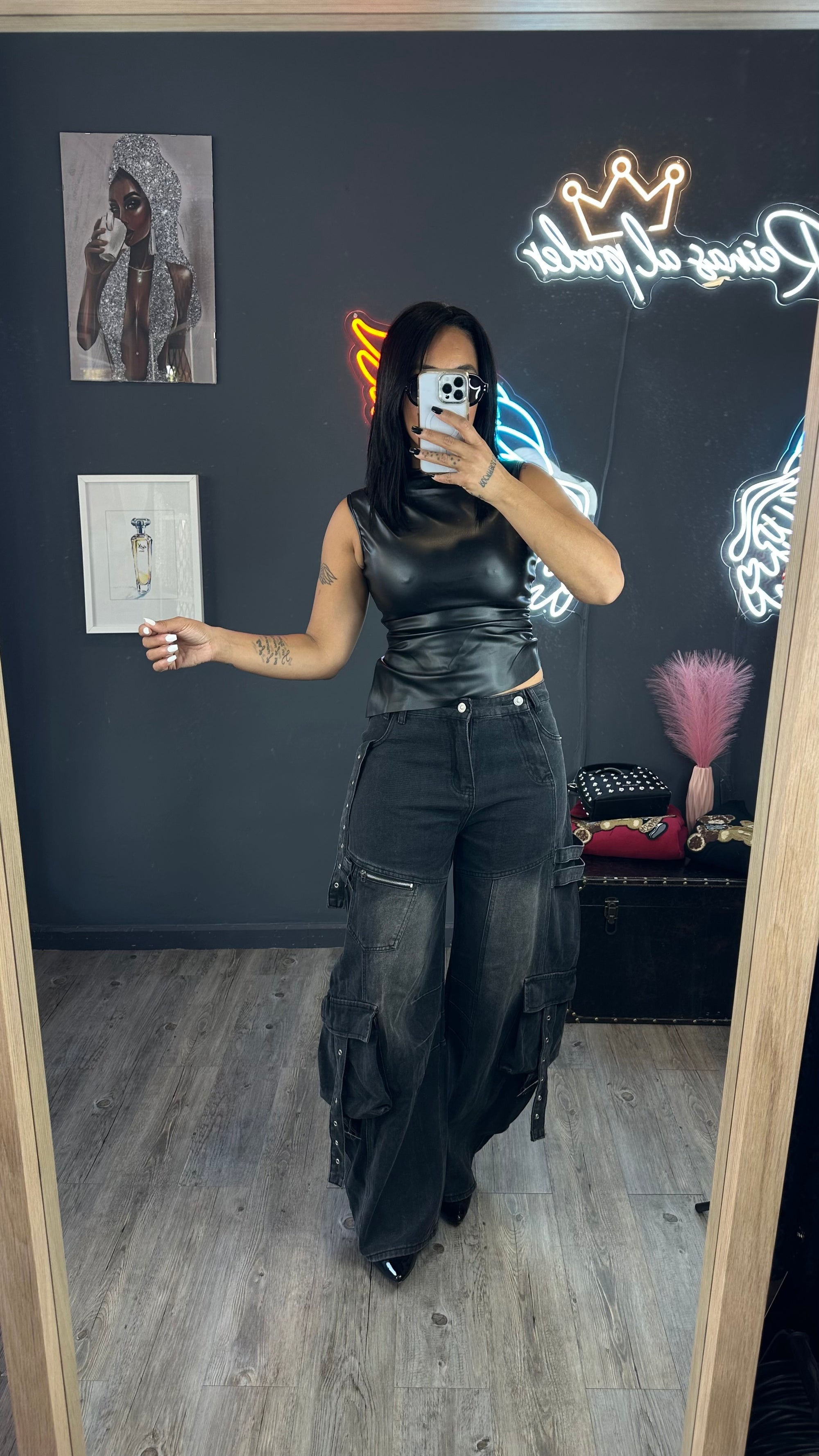 Jeans cargo BAGGY over size