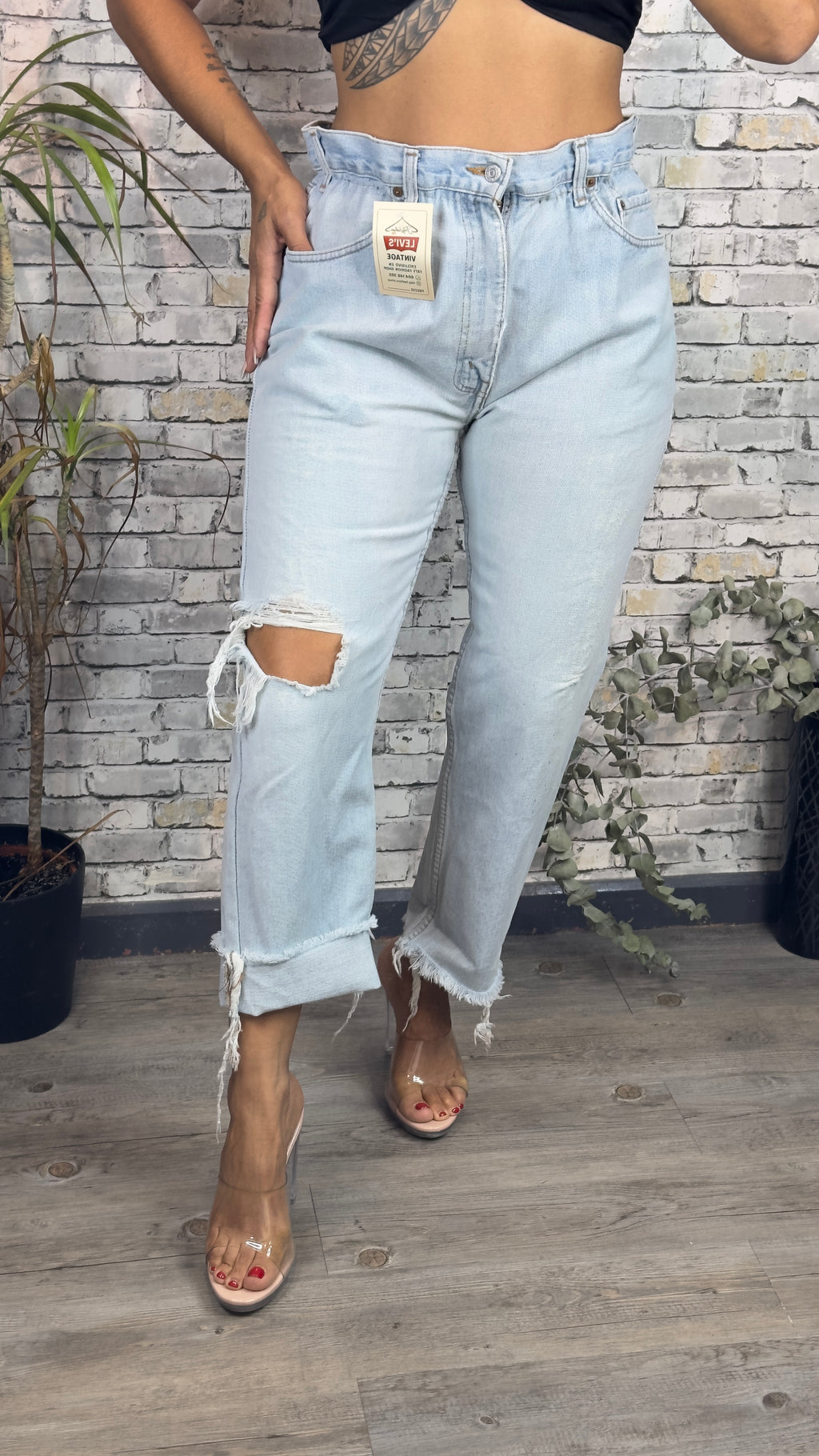 Jeans Levis candy claro M/L 02