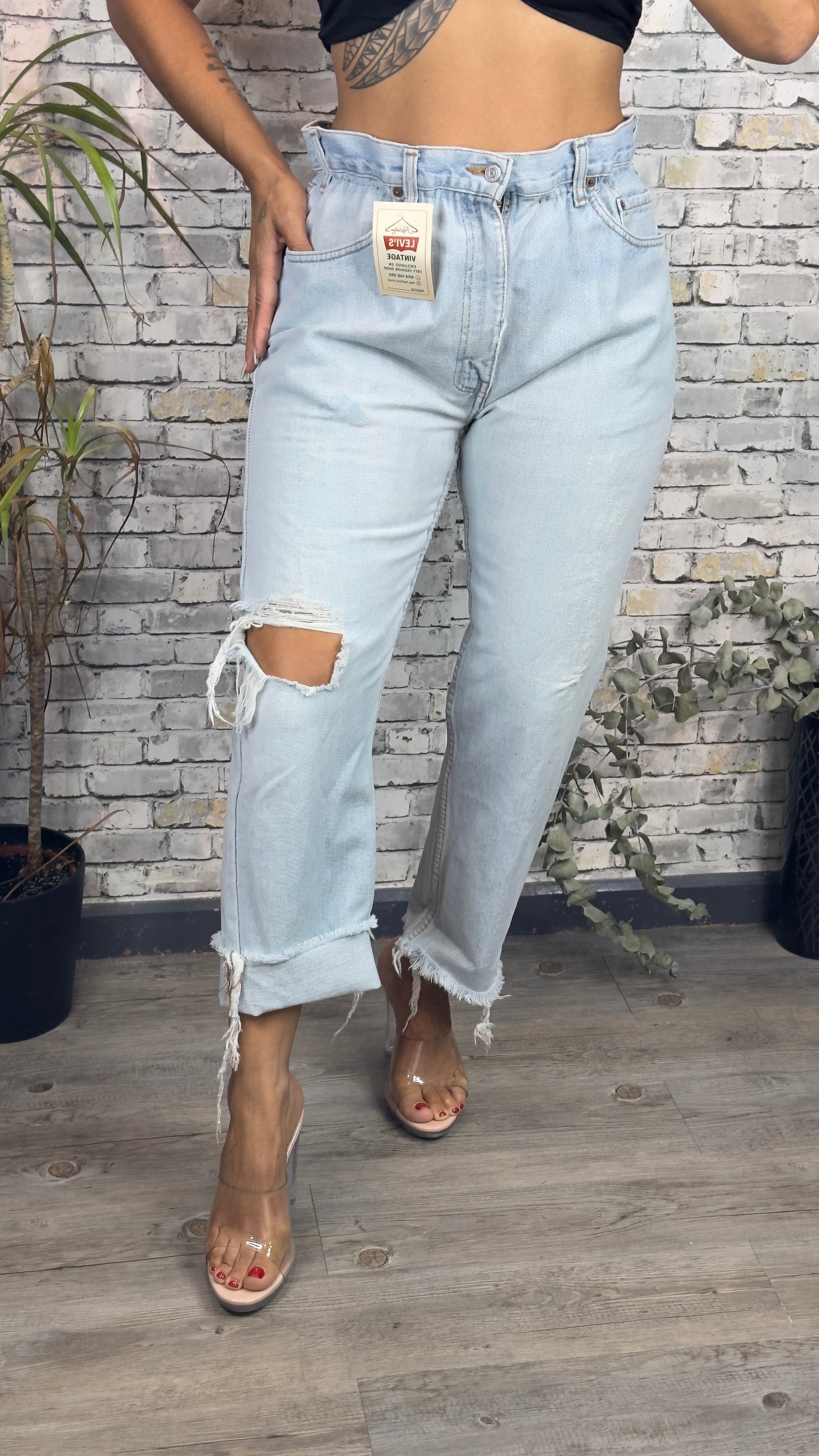Jeans Levis candy claro M/L 02