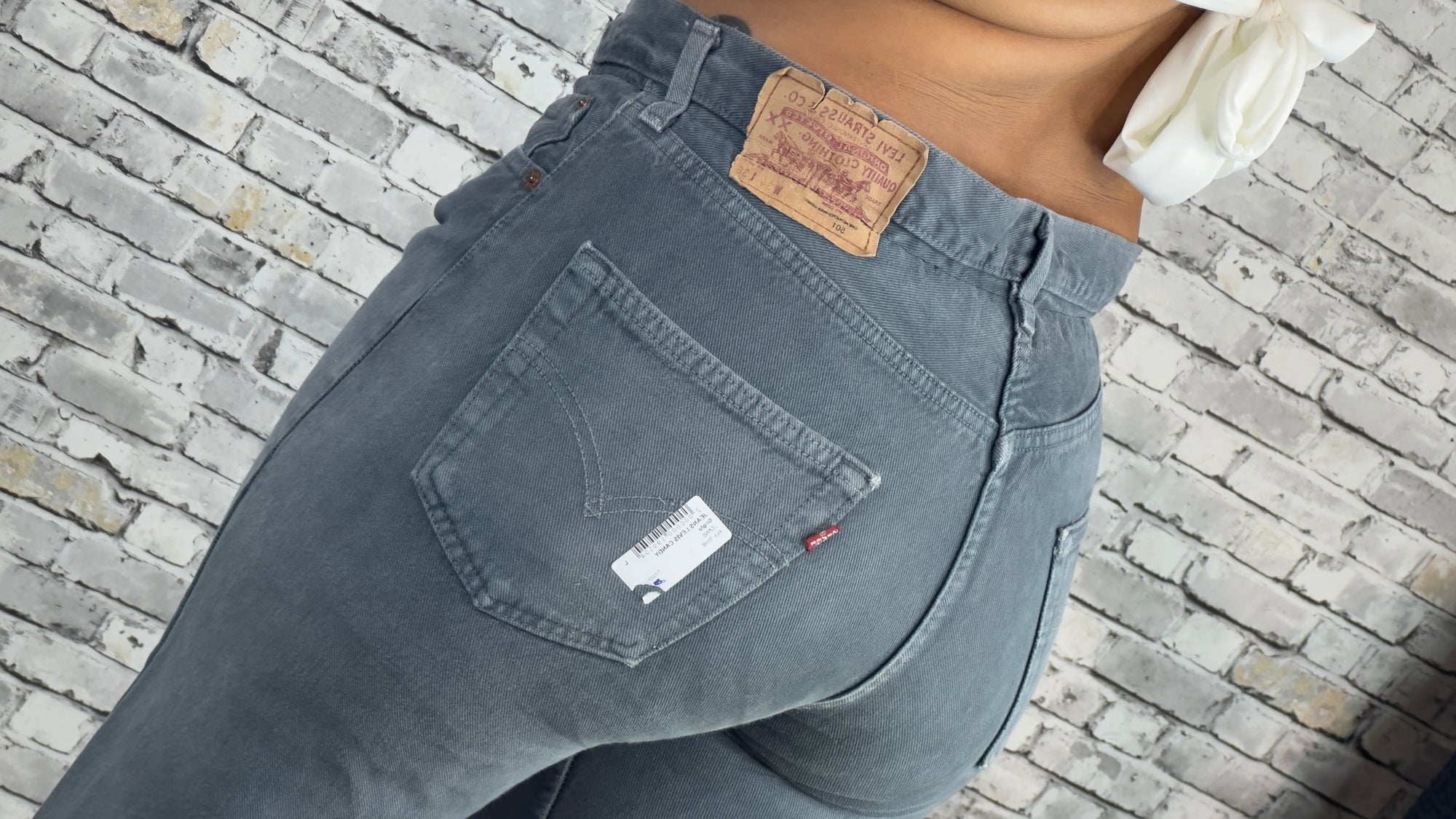 Jeans Levis candy gris M/L 013