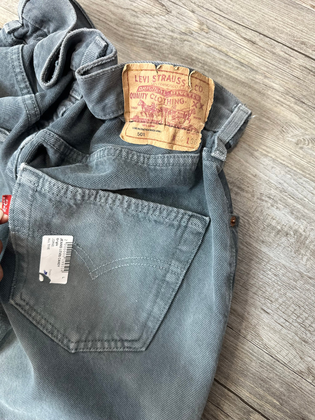 Jeans Levis candy gris M/L 013